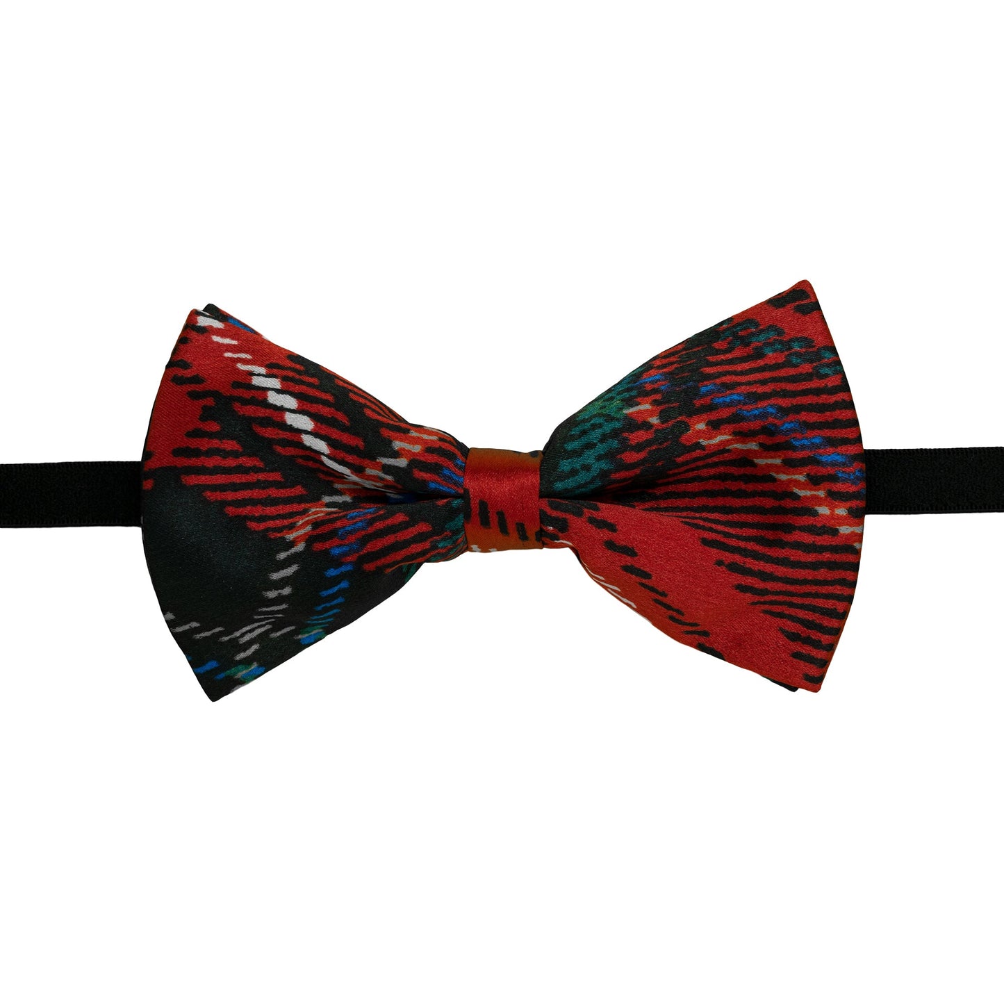 After 8 Red Geometric Bowtie