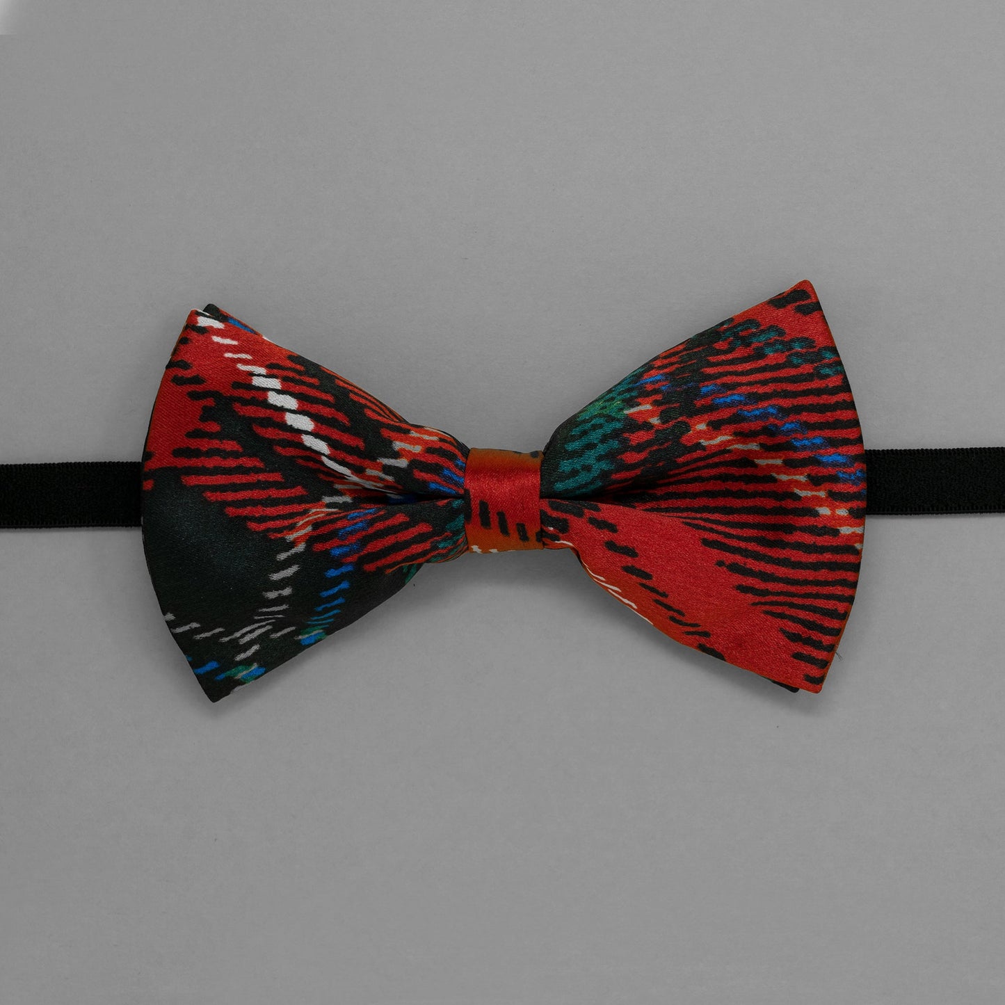 After 8 Red Geometric Bowtie