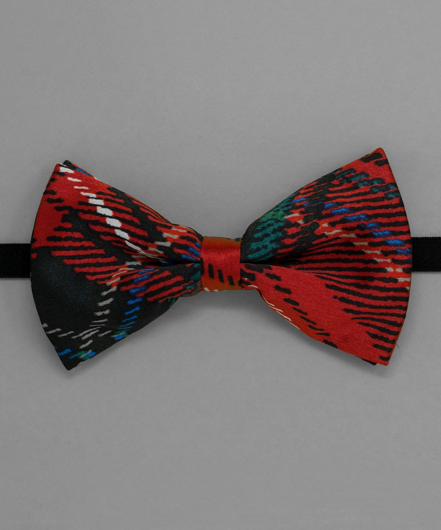 After 8 Blue Striped Bowtie