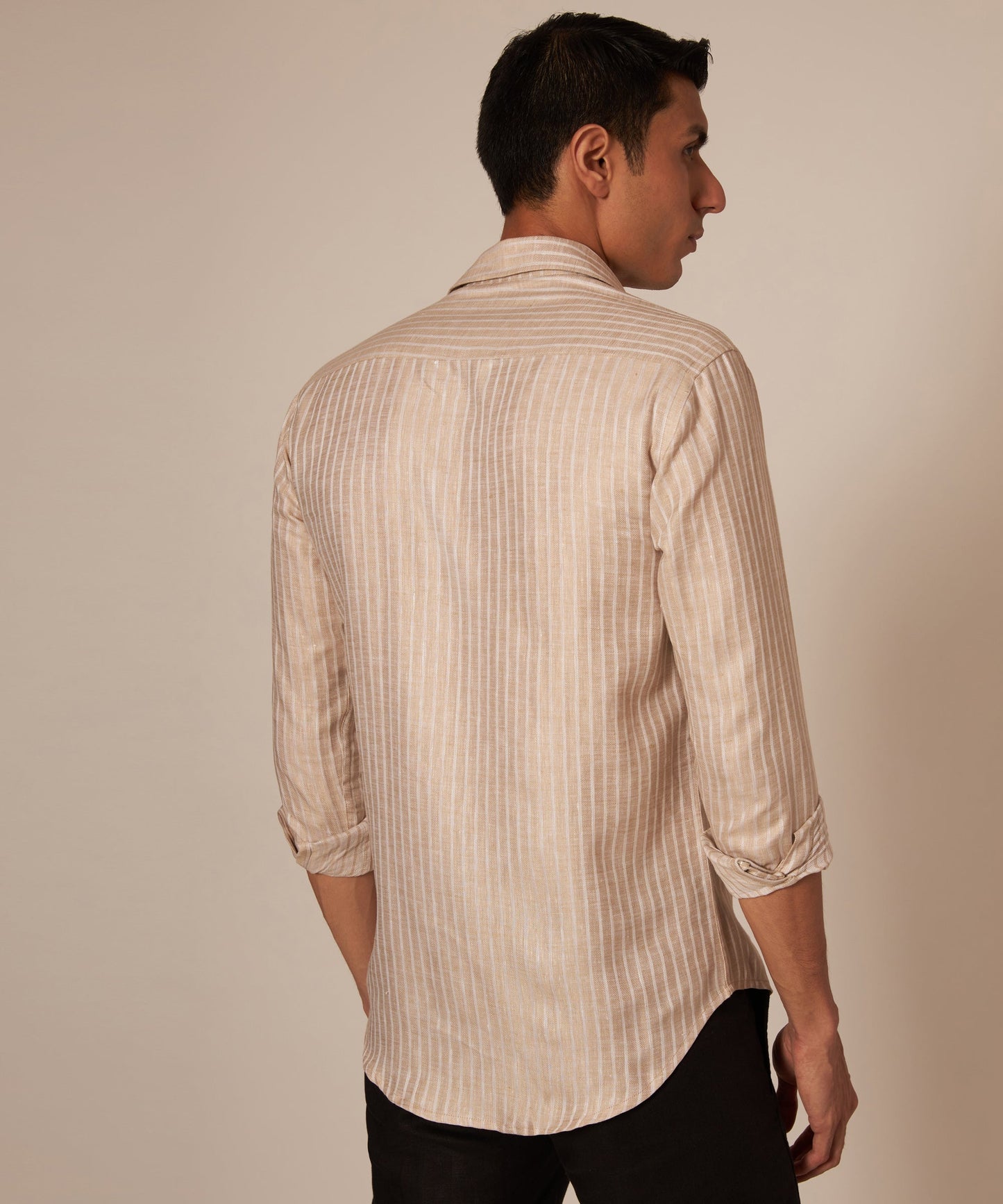 Mocha Linen Shirt