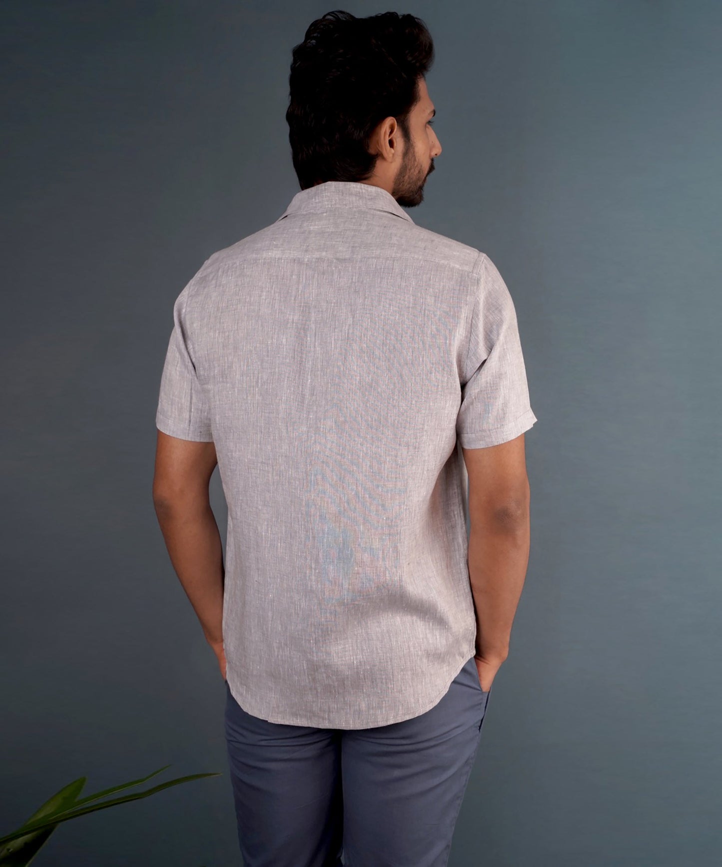 Flint Grey Linen Shirt