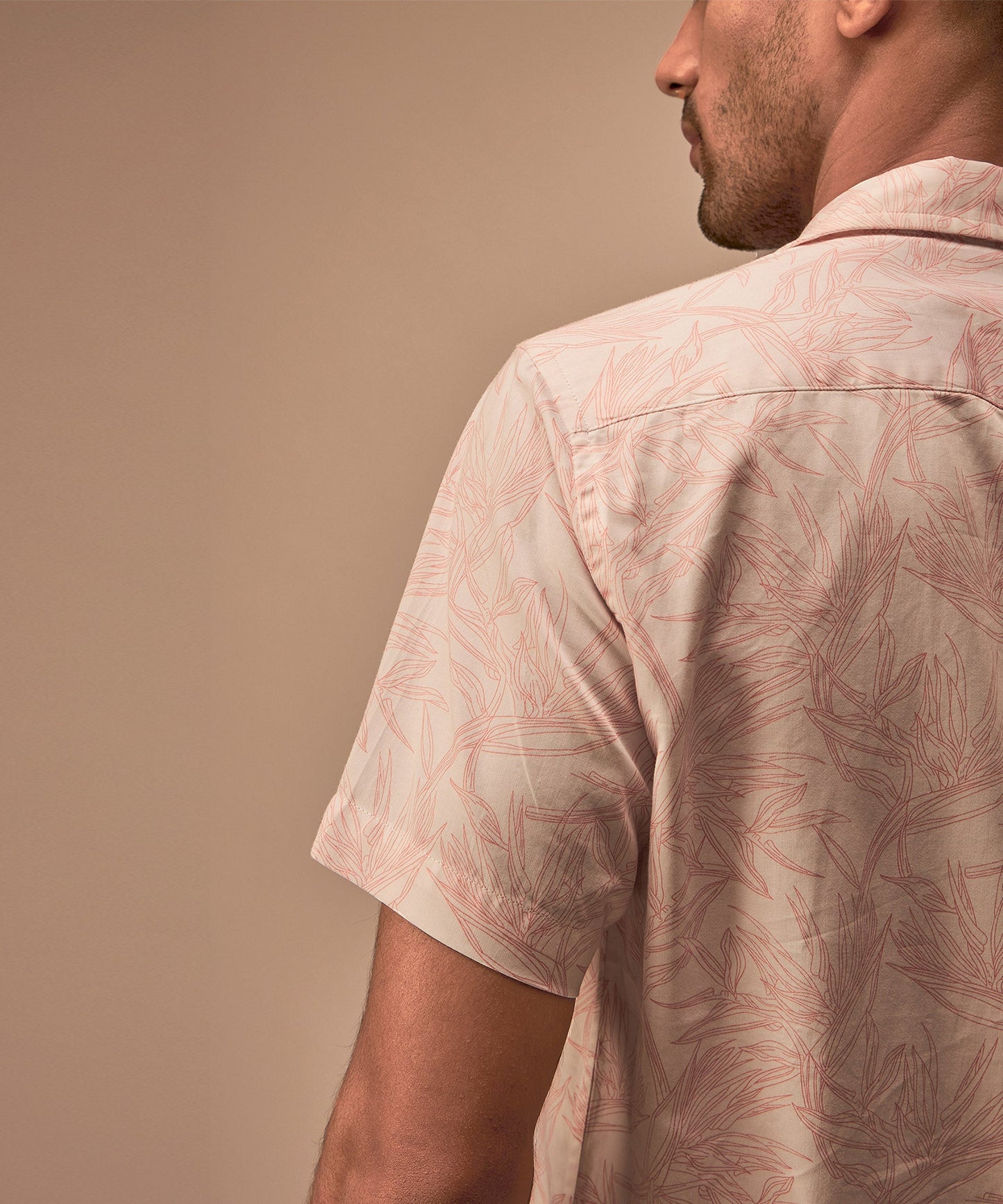 Red Leaf Print Shirt