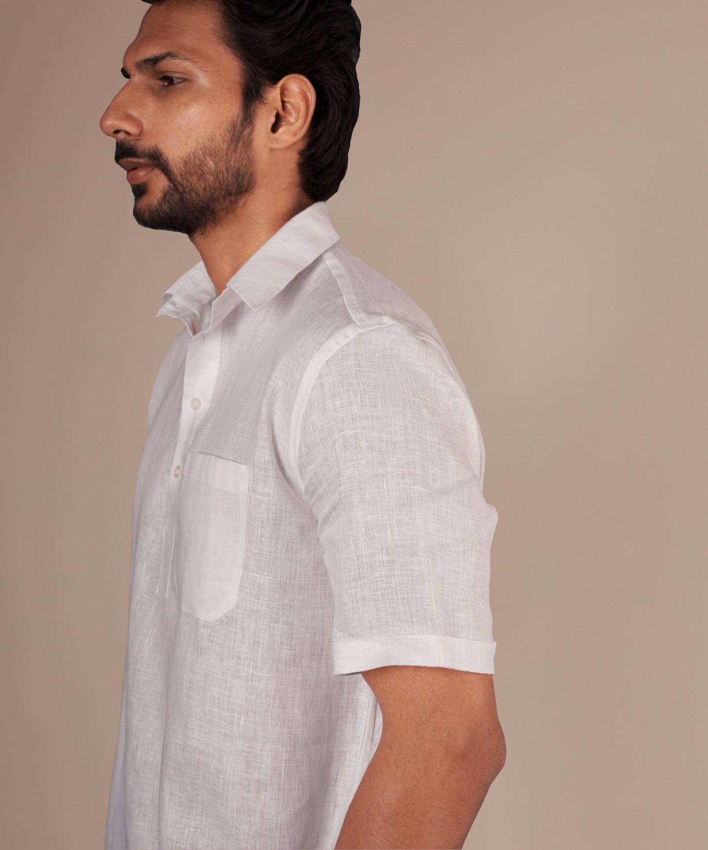 Porcelain White Popover Shirt