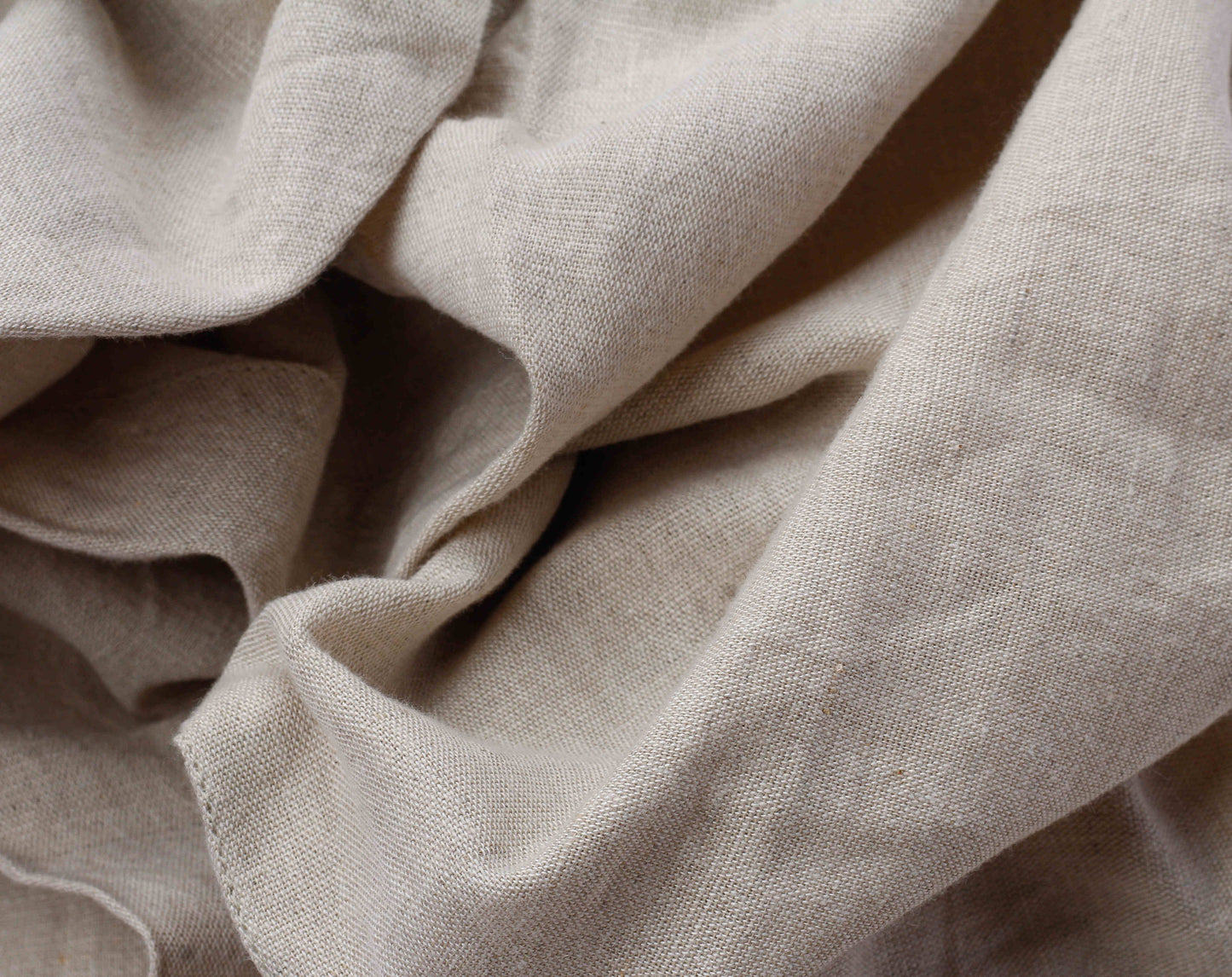 Cotton Linen Leisure Pants - Natural Beige