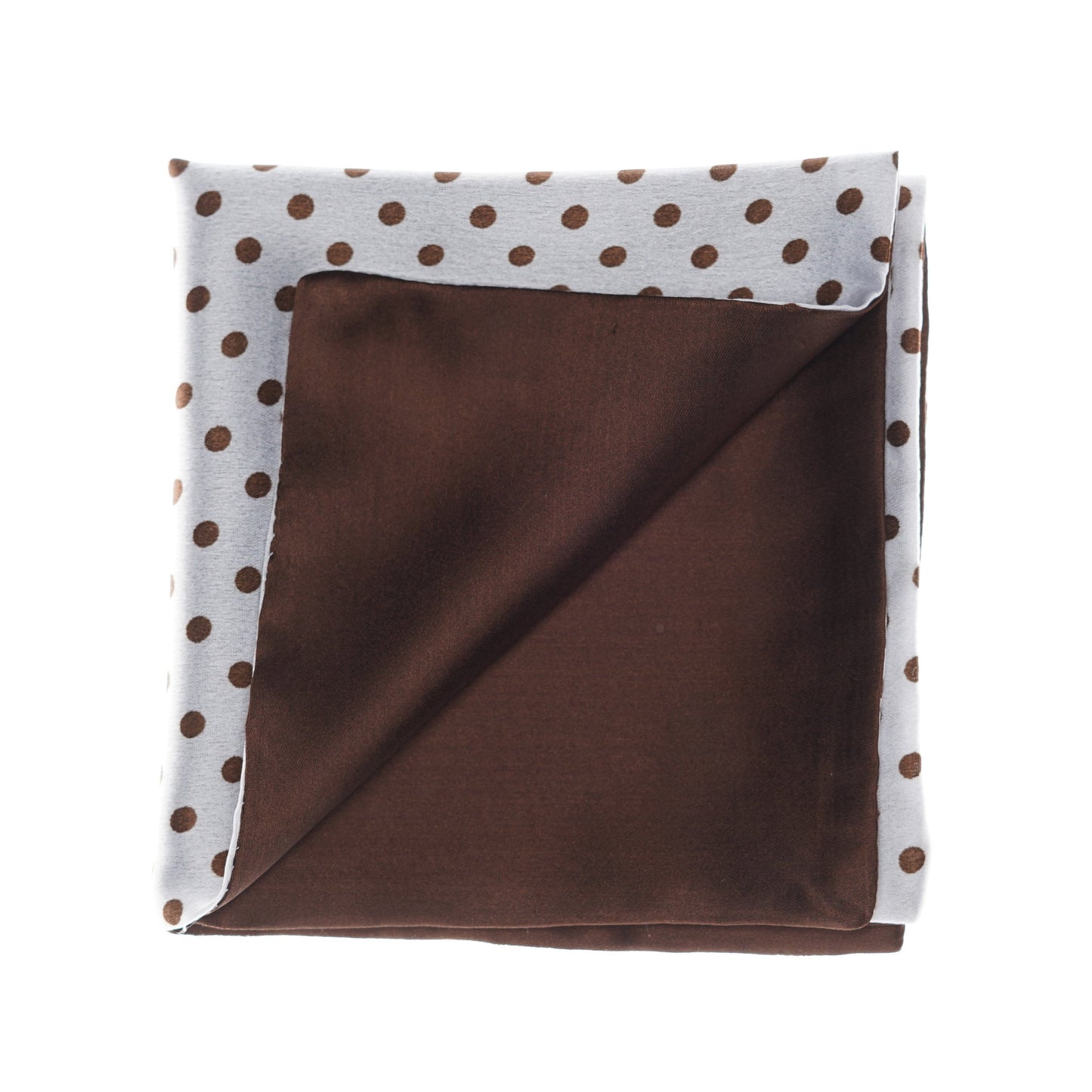 Town Hall Polka Dot White Pocket Square