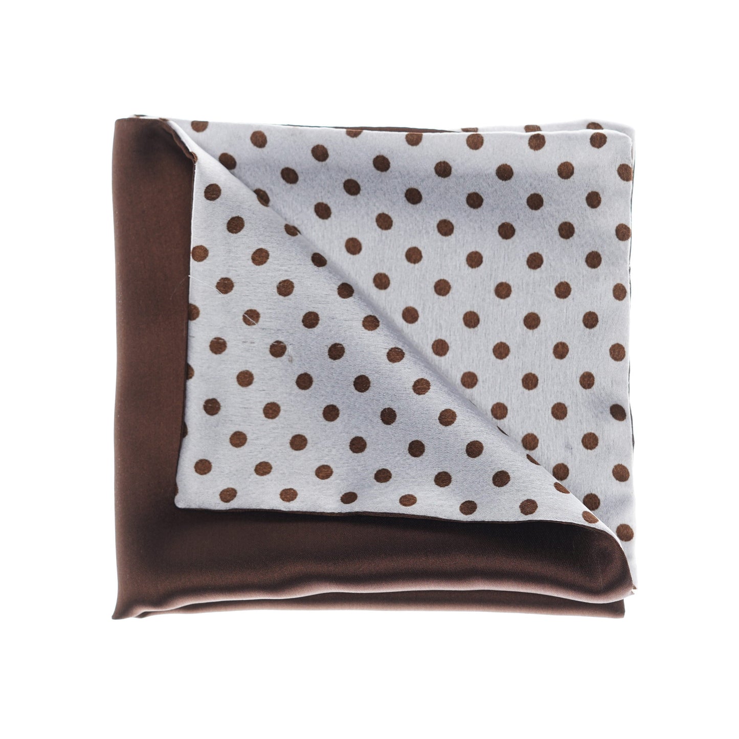 Town Hall Polka Dot White Pocket Square