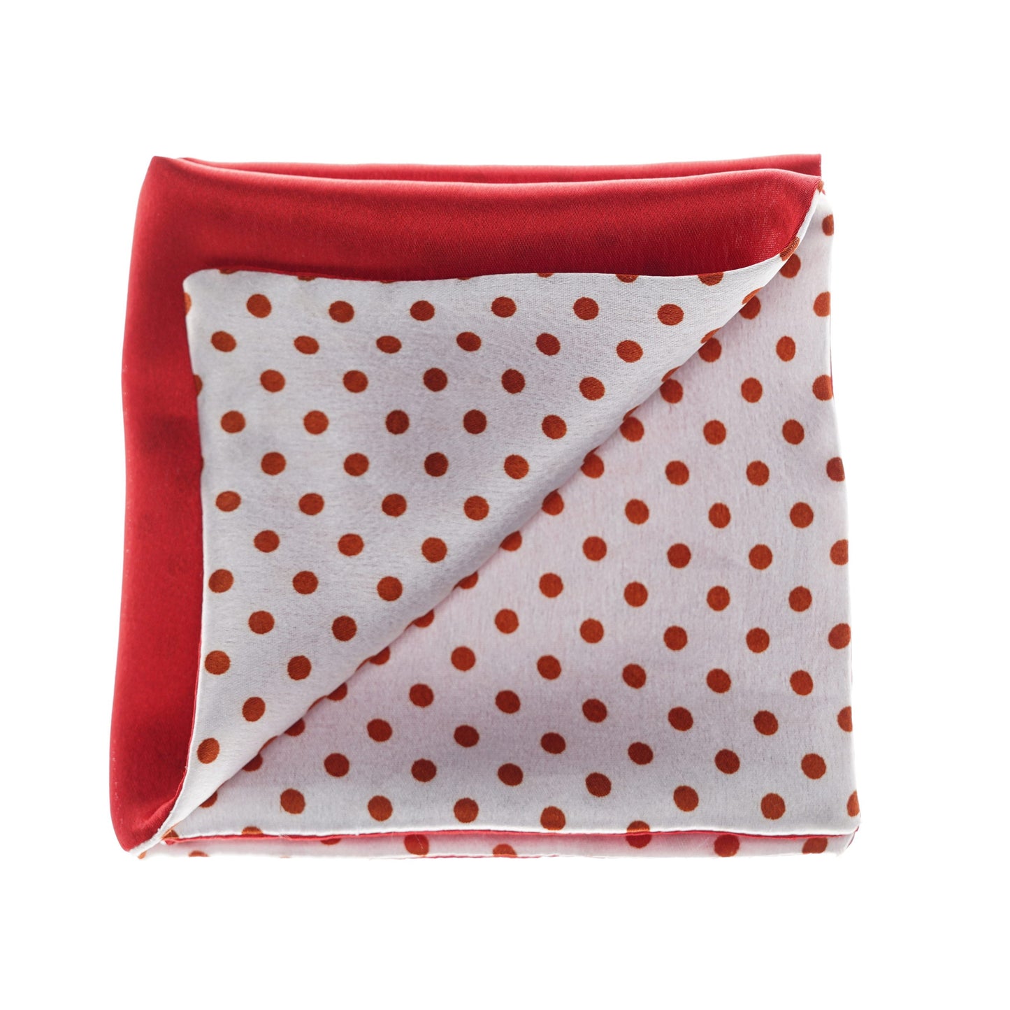 Town Hall Polka Dot White Pocket Square