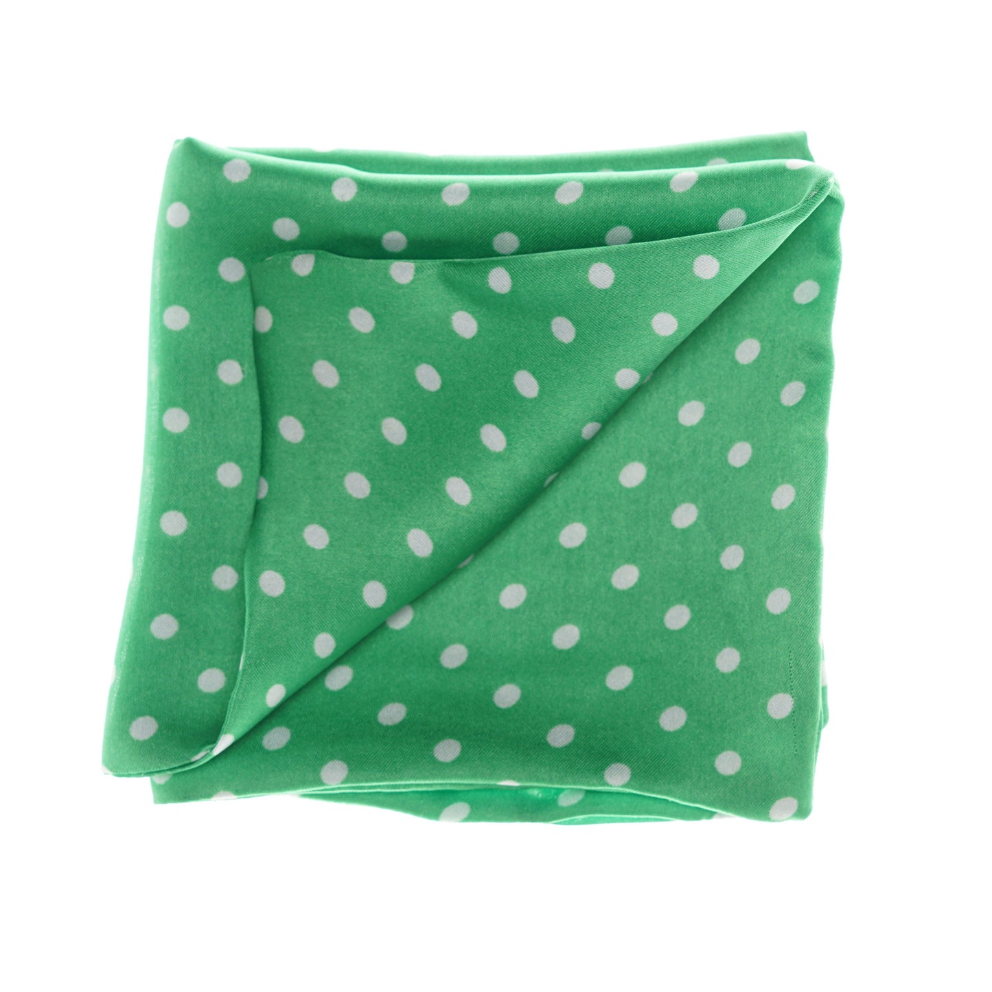 After 8 Polka Dot Green Pocket Square
