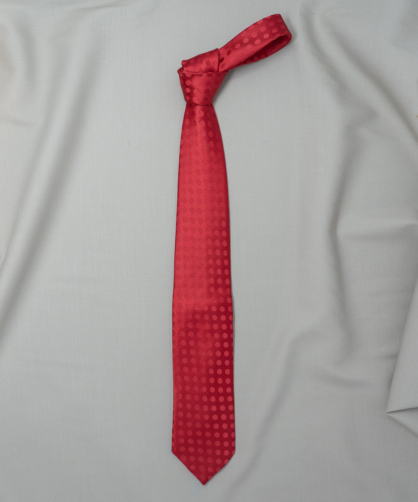 After 8 Red Polka Dot Necktie