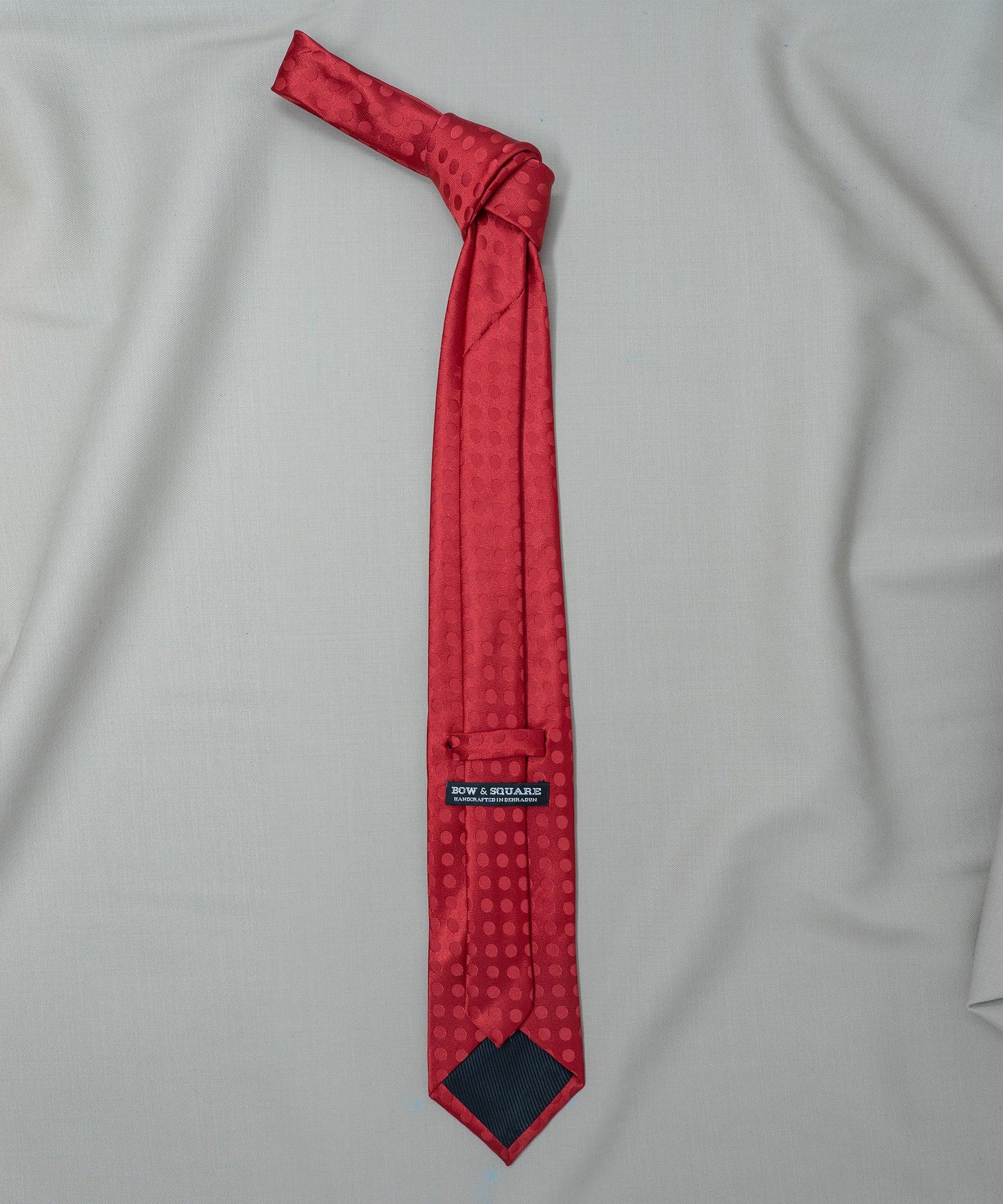 After 8 Red Polka Dot Necktie
