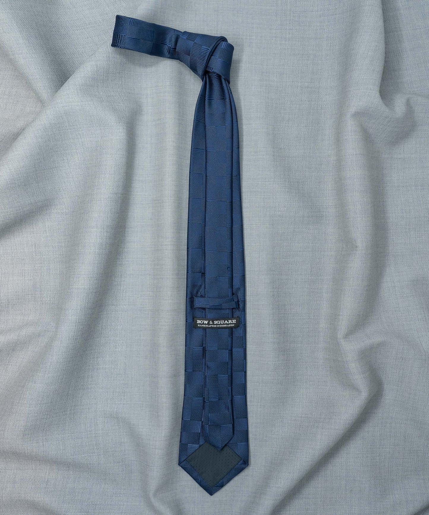 Old School Blue Checks Necktie