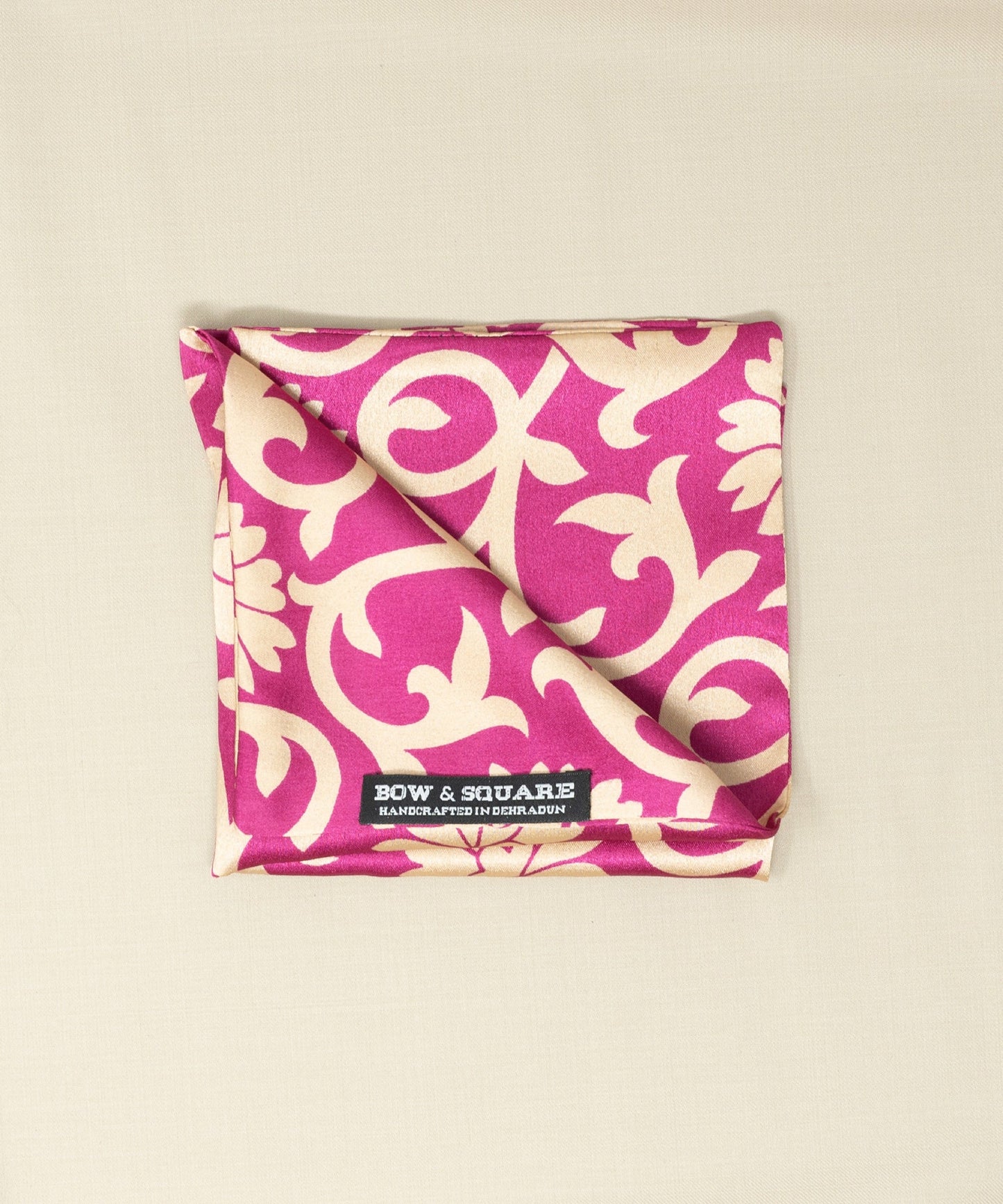 Sun & Sand Floral Pink Pocket Square