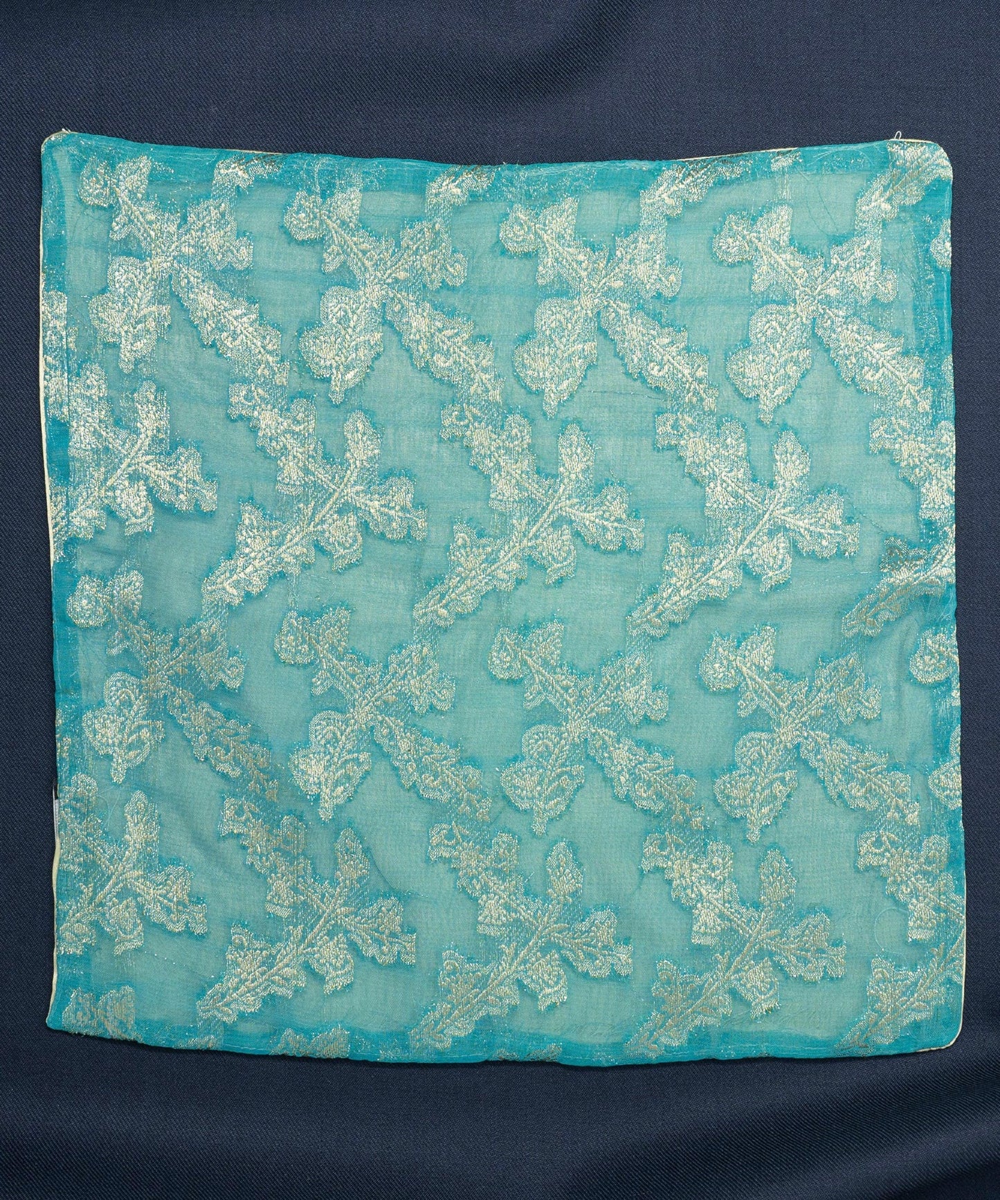 After 8 Geometric Green Pocket Square