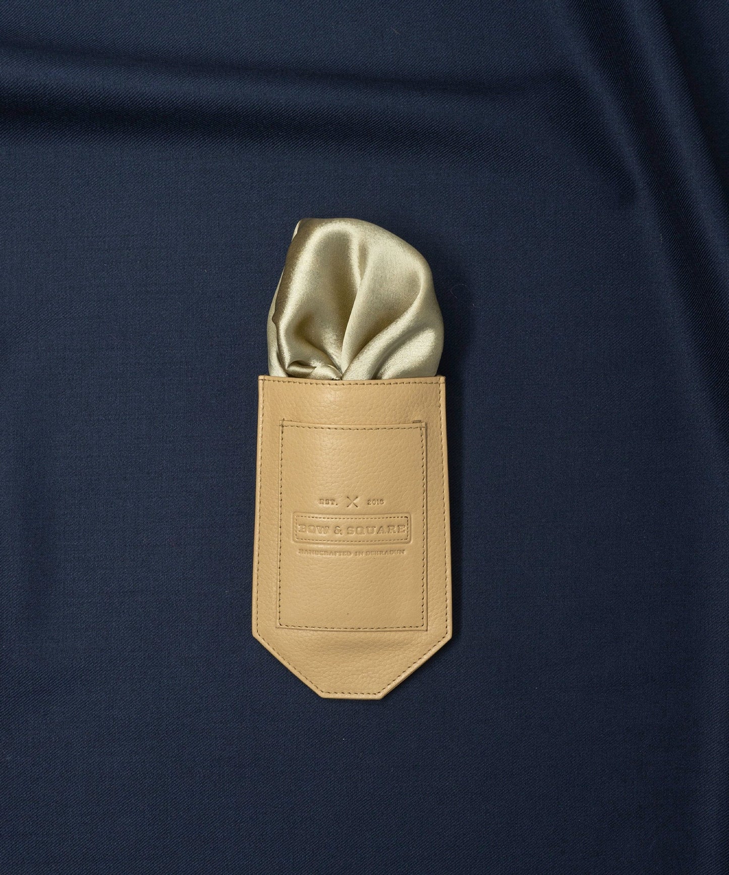 Golden Brown Pocket Square