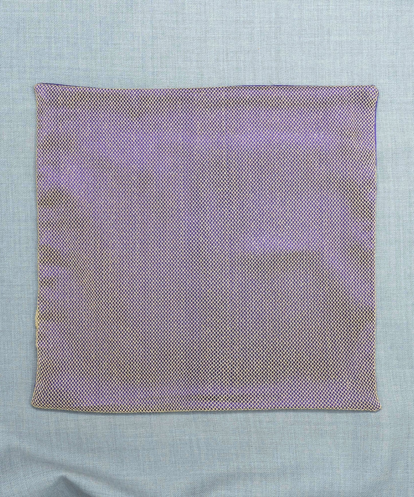 Regal Net Purple Pocket Square