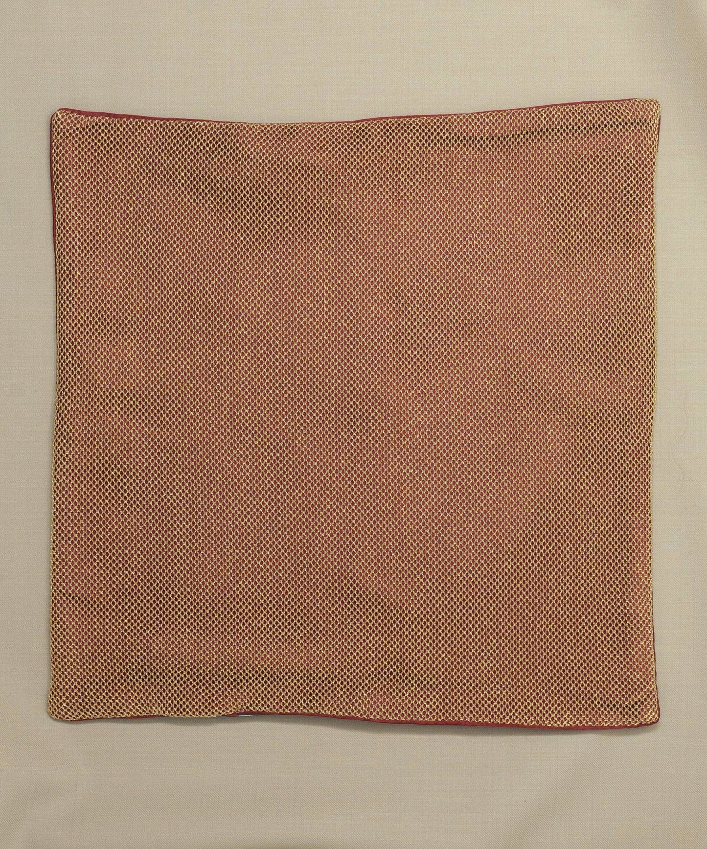 Regal Net Red Pocket Square
