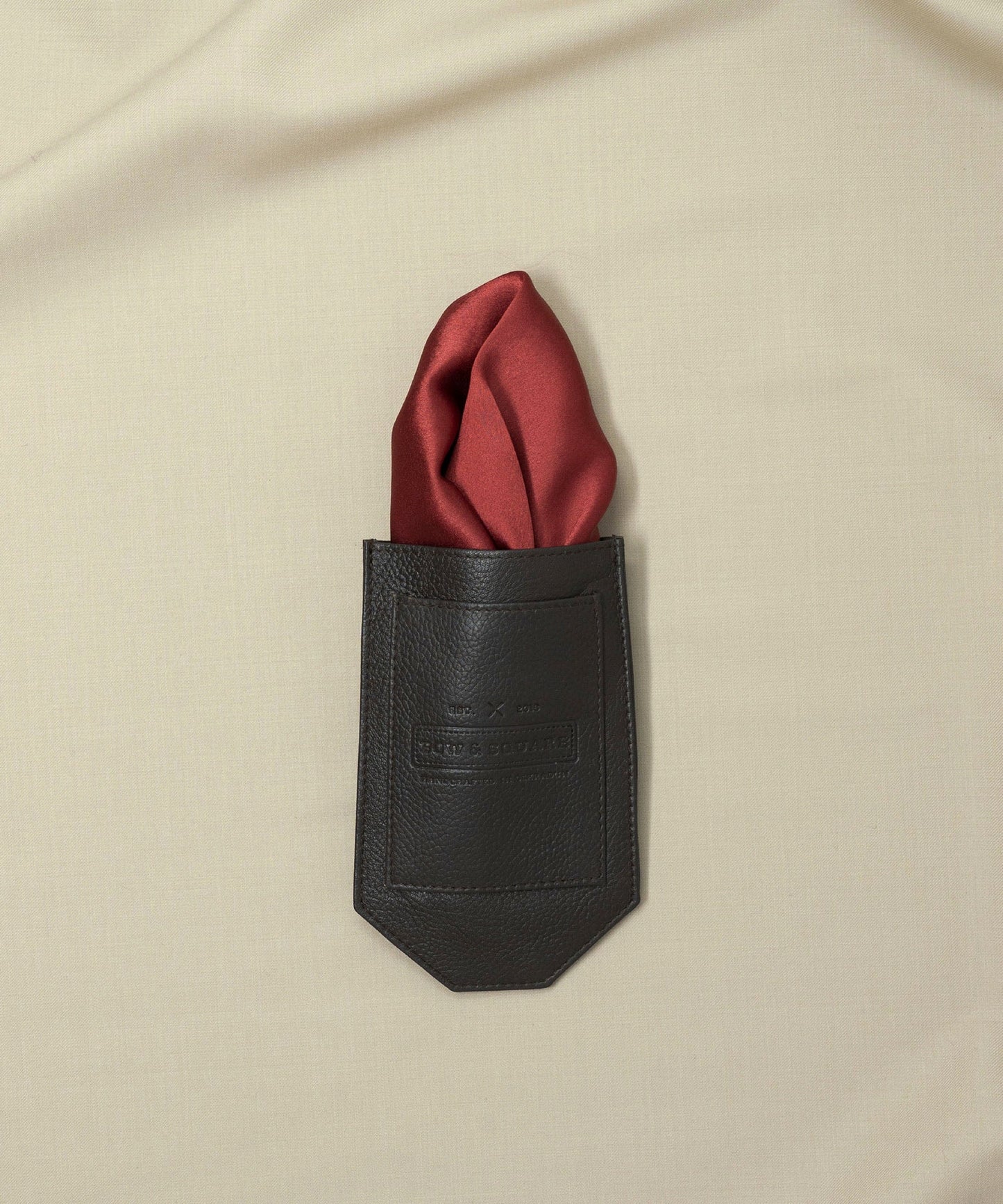 Regal Net Red Pocket Square