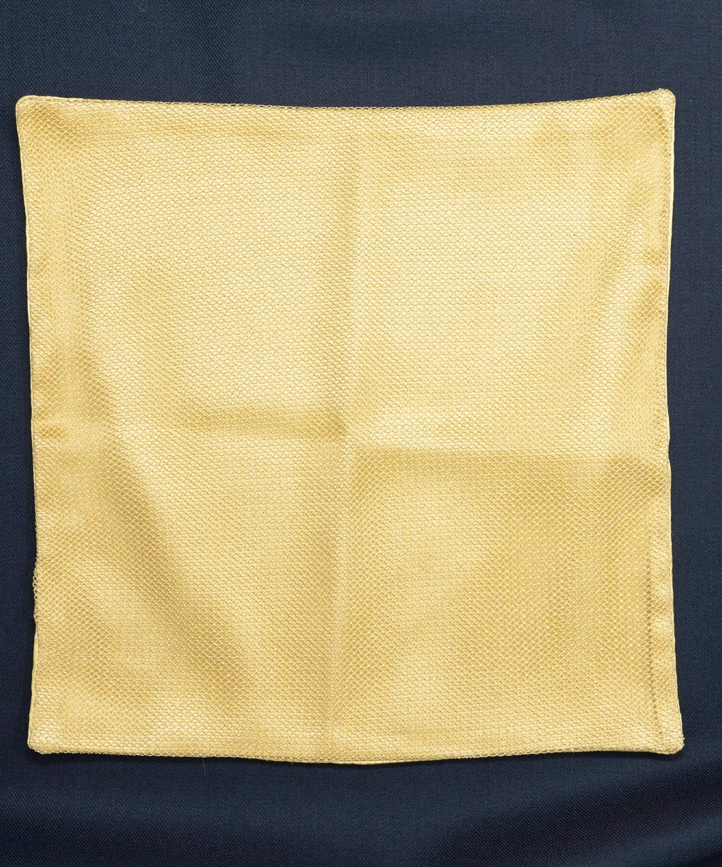 Regal Net Beige Pocket Square
