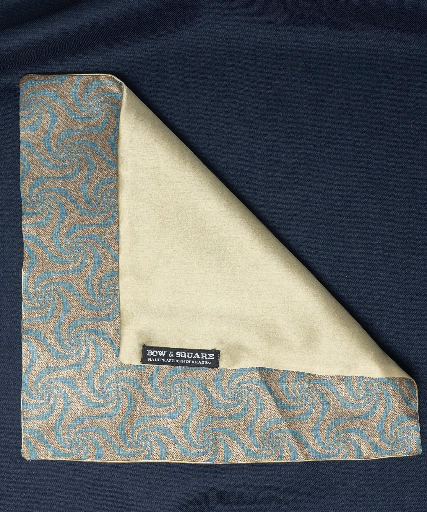 Sun & Sand Solid Green Pocket Square