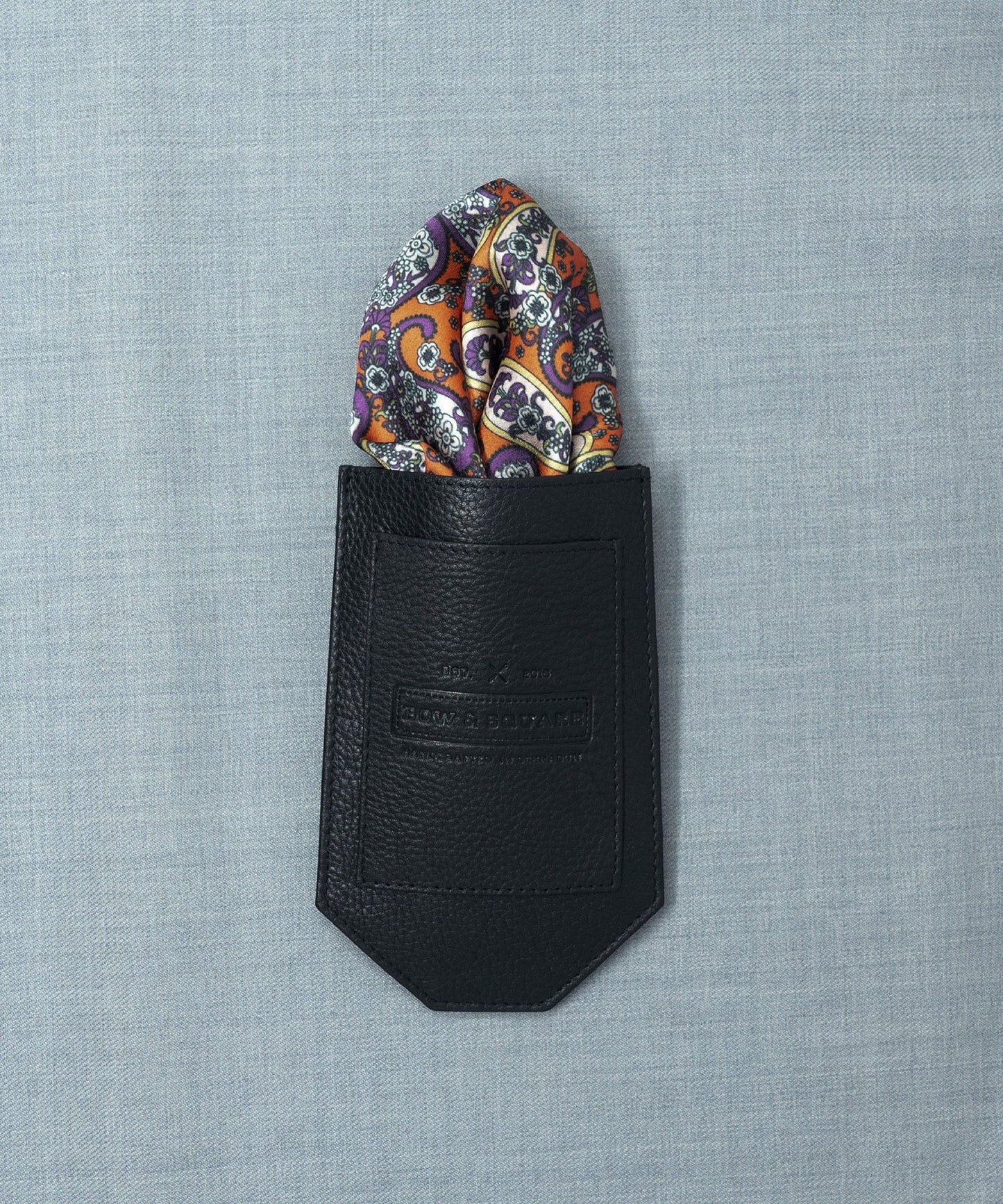 After 8 Paisley Purple Pocket Square
