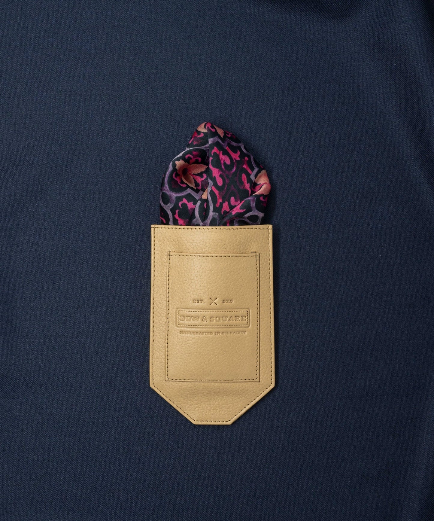 Sun & Sand Floral Pink Pocket Square