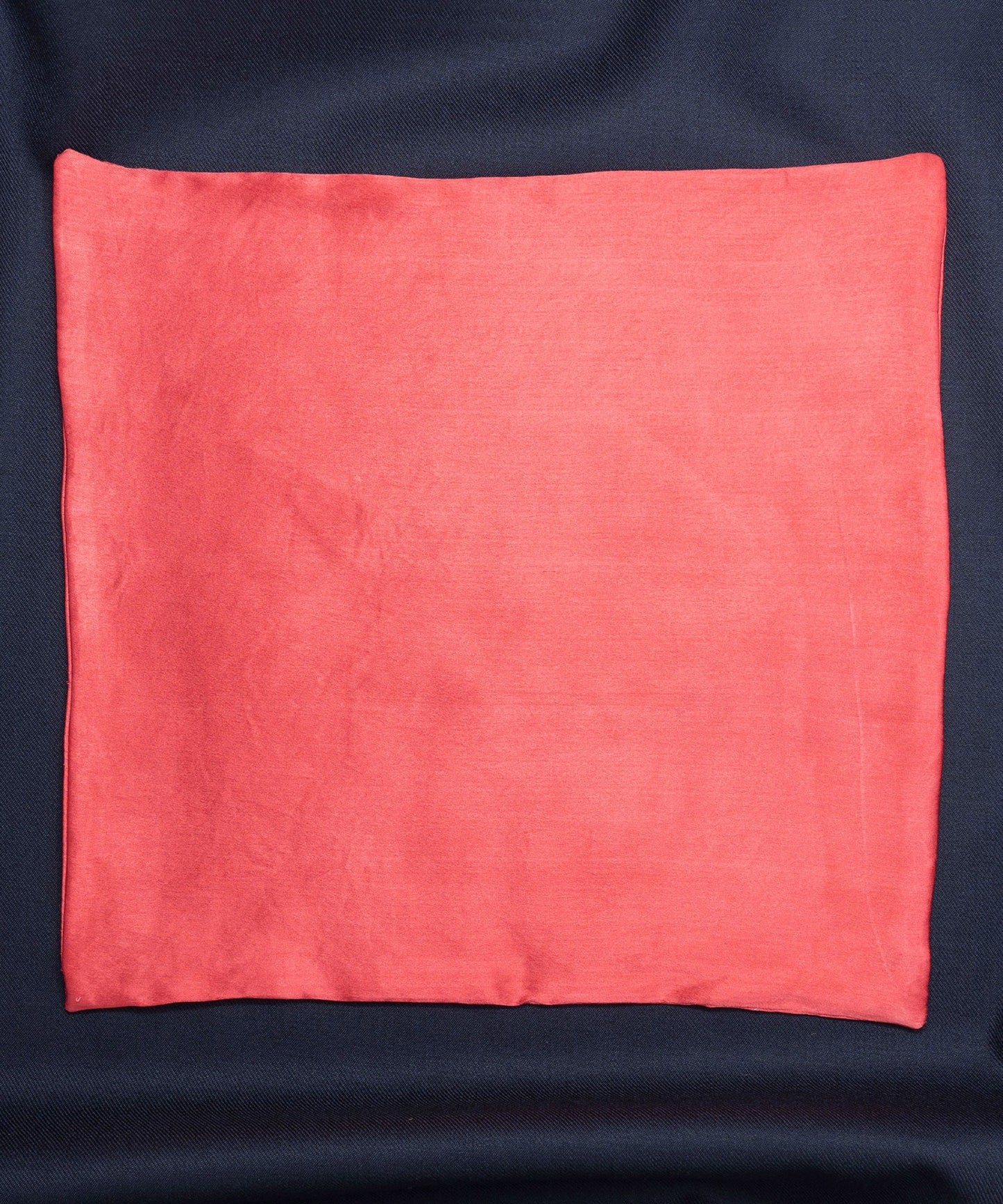 Sun & Sand Solid Orange Pocket Square