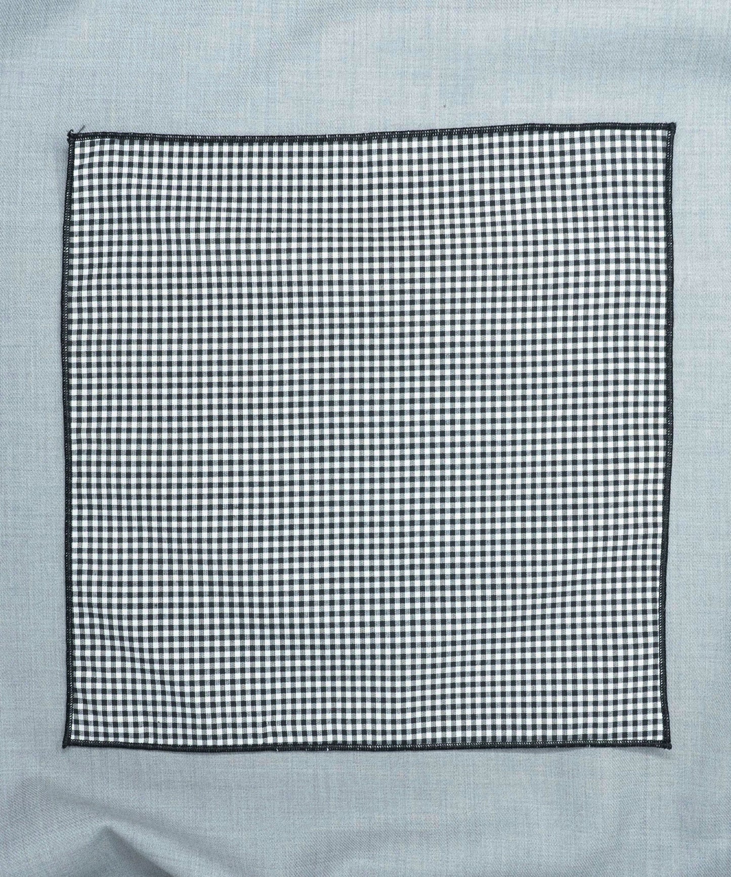 Monochrome Geometric Black Pocket Square