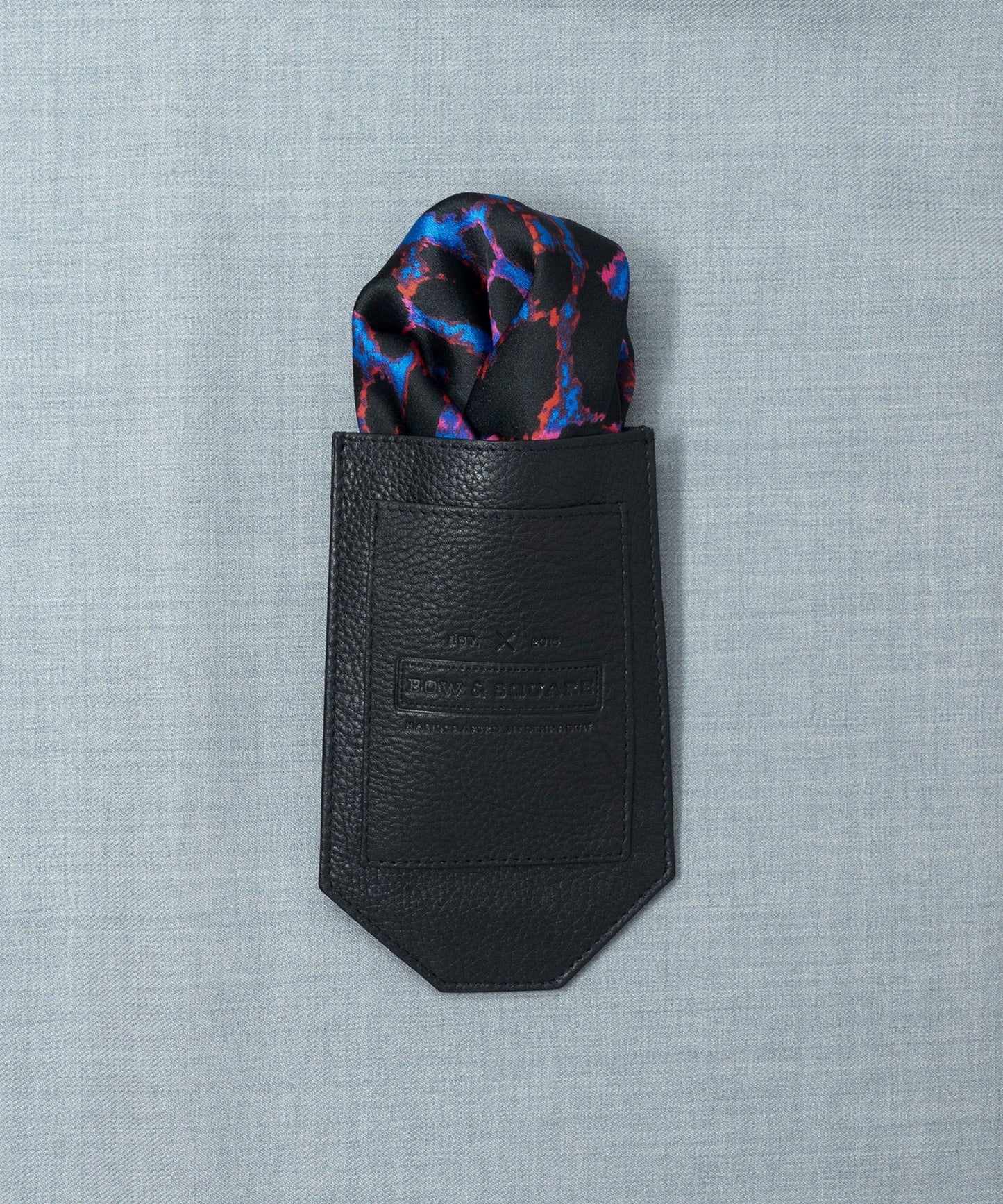 Sun & Sand Blue Pocket Square