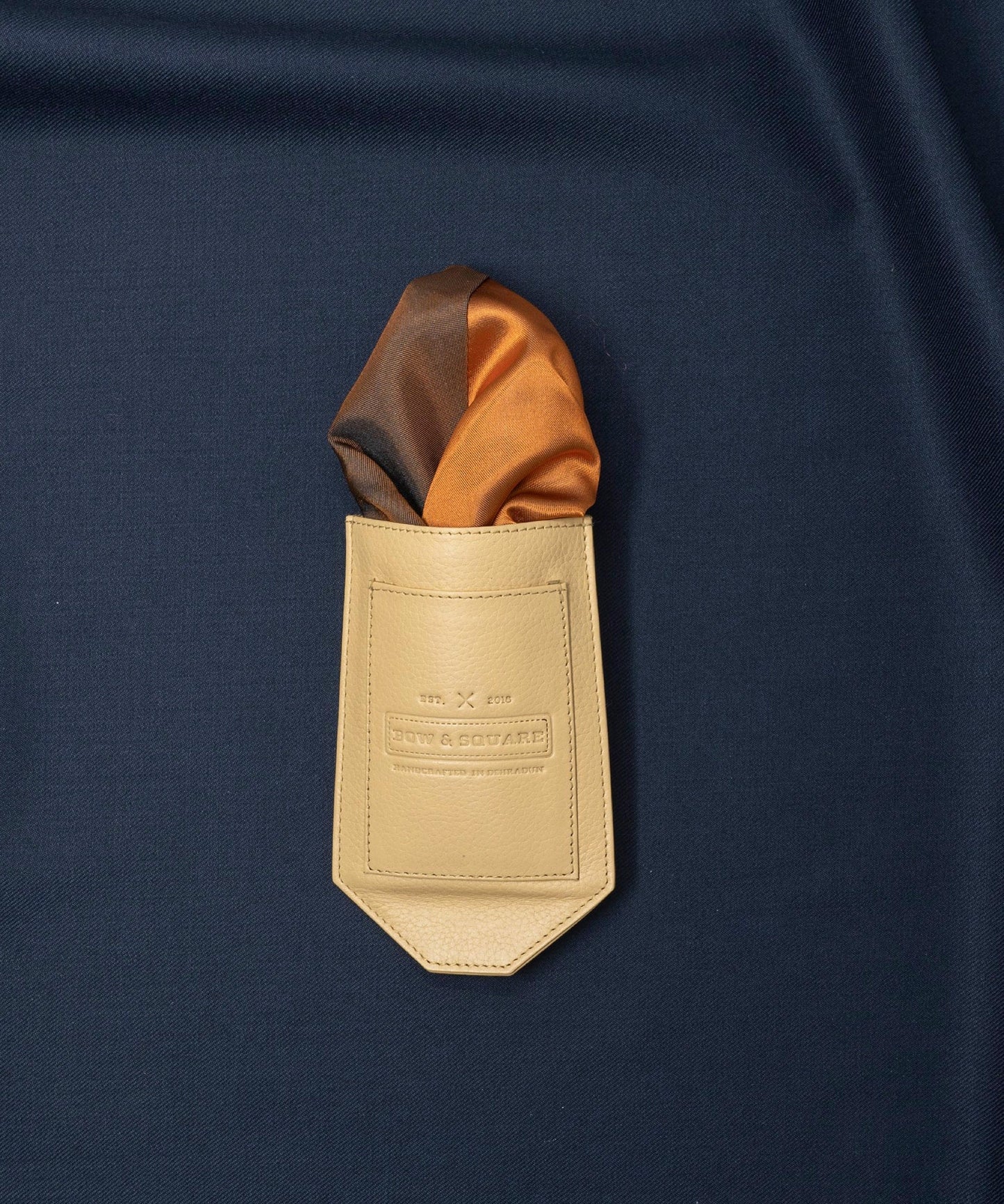 Sun & Sand Copper Brown Pocket Square