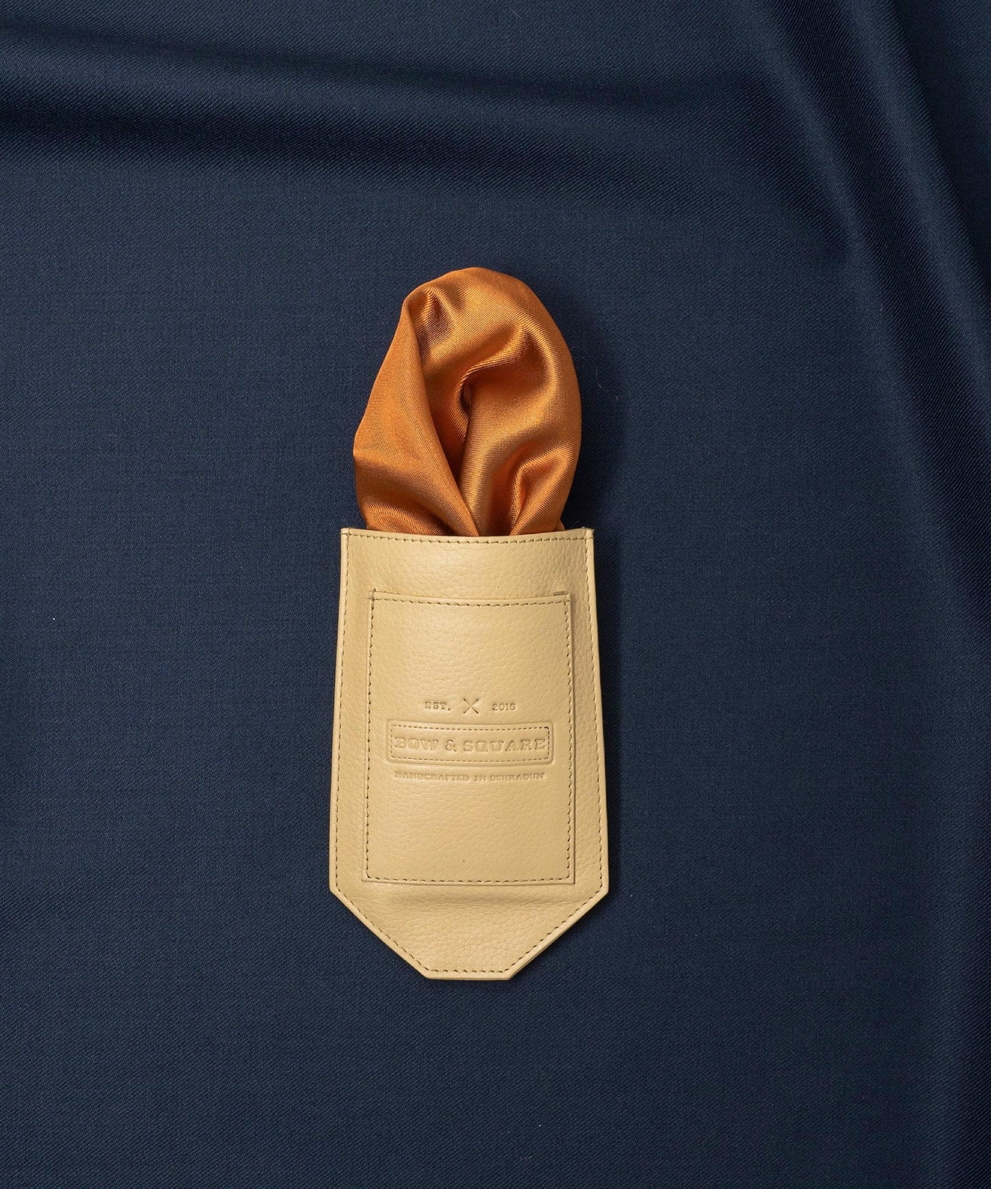 Sun & Sand Copper Brown Pocket Square