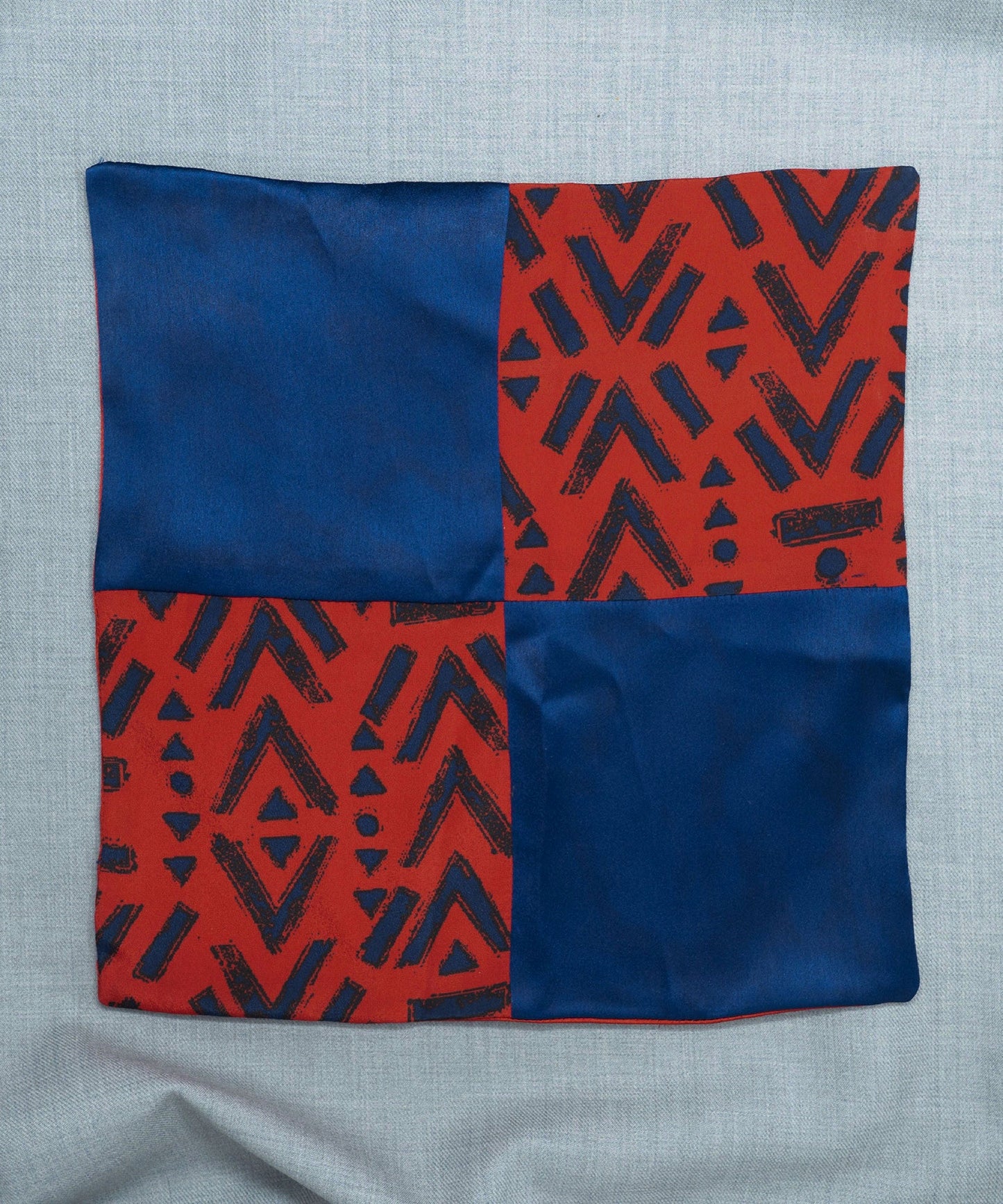 After 8 Red Pocket Square