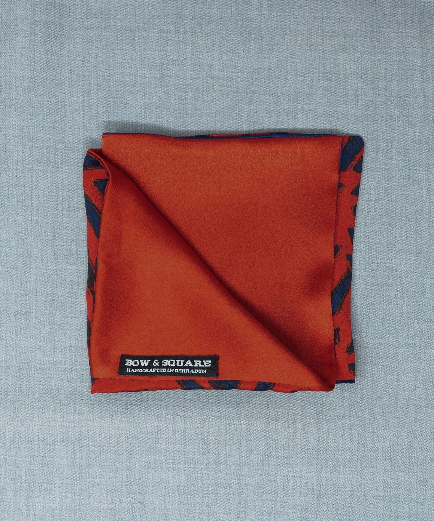 After 8 Red Pocket Square