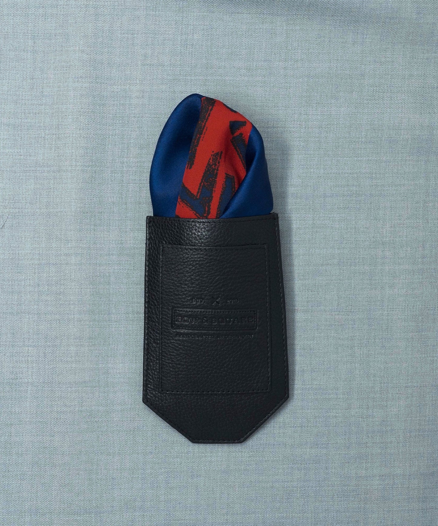 After 8 Red Pocket Square