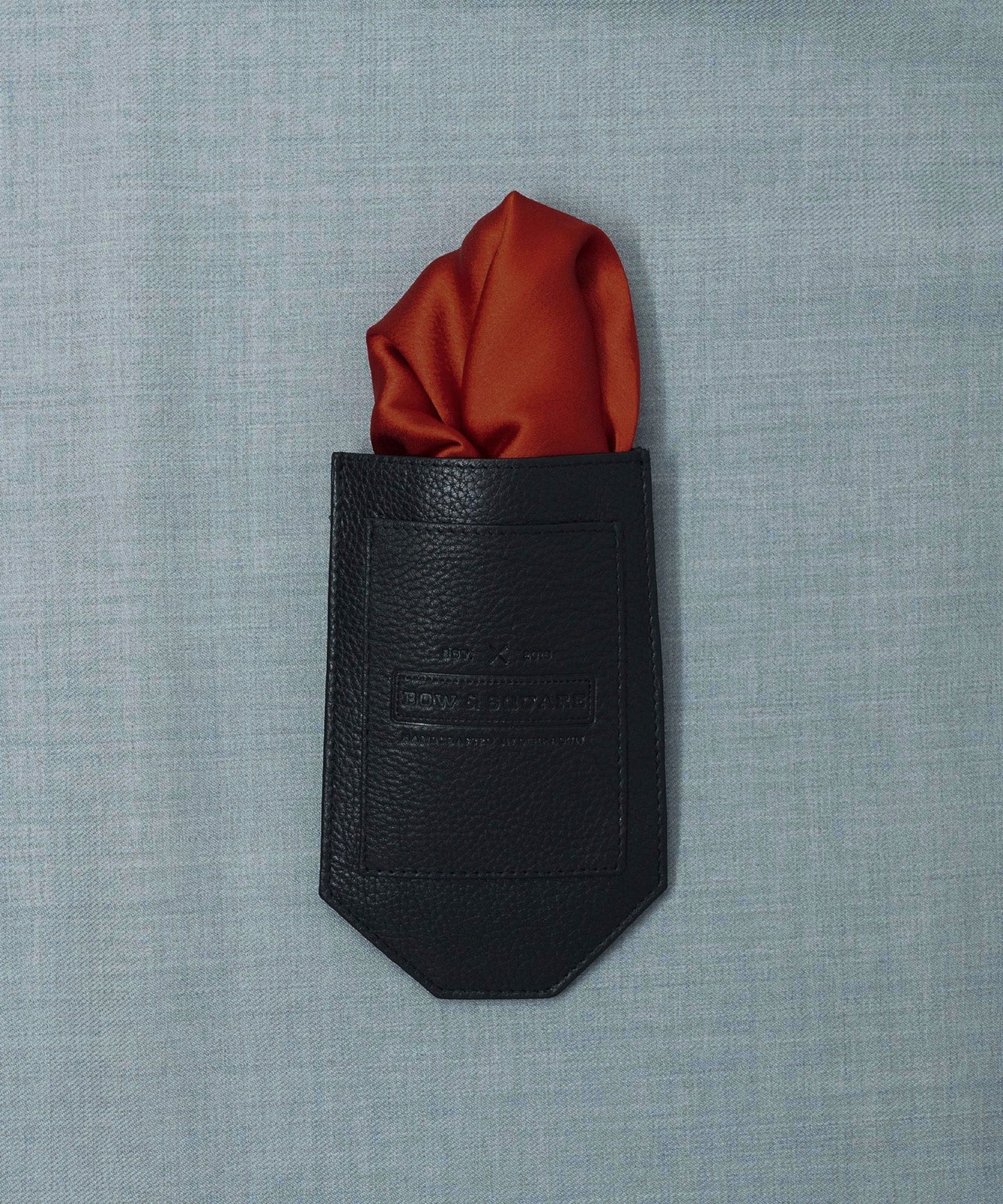 After 8 Red Pocket Square