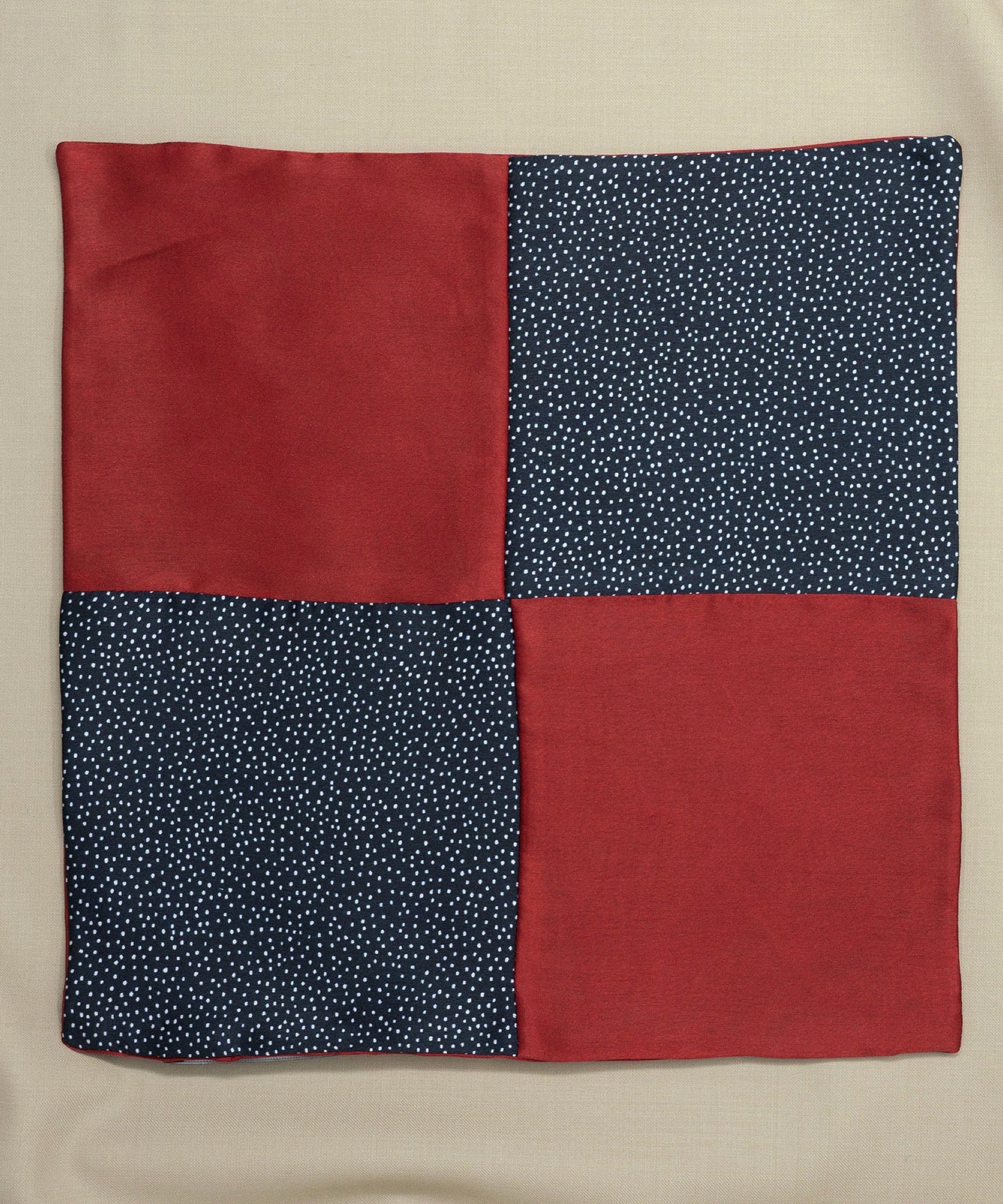 After 8 Red Pocket Square