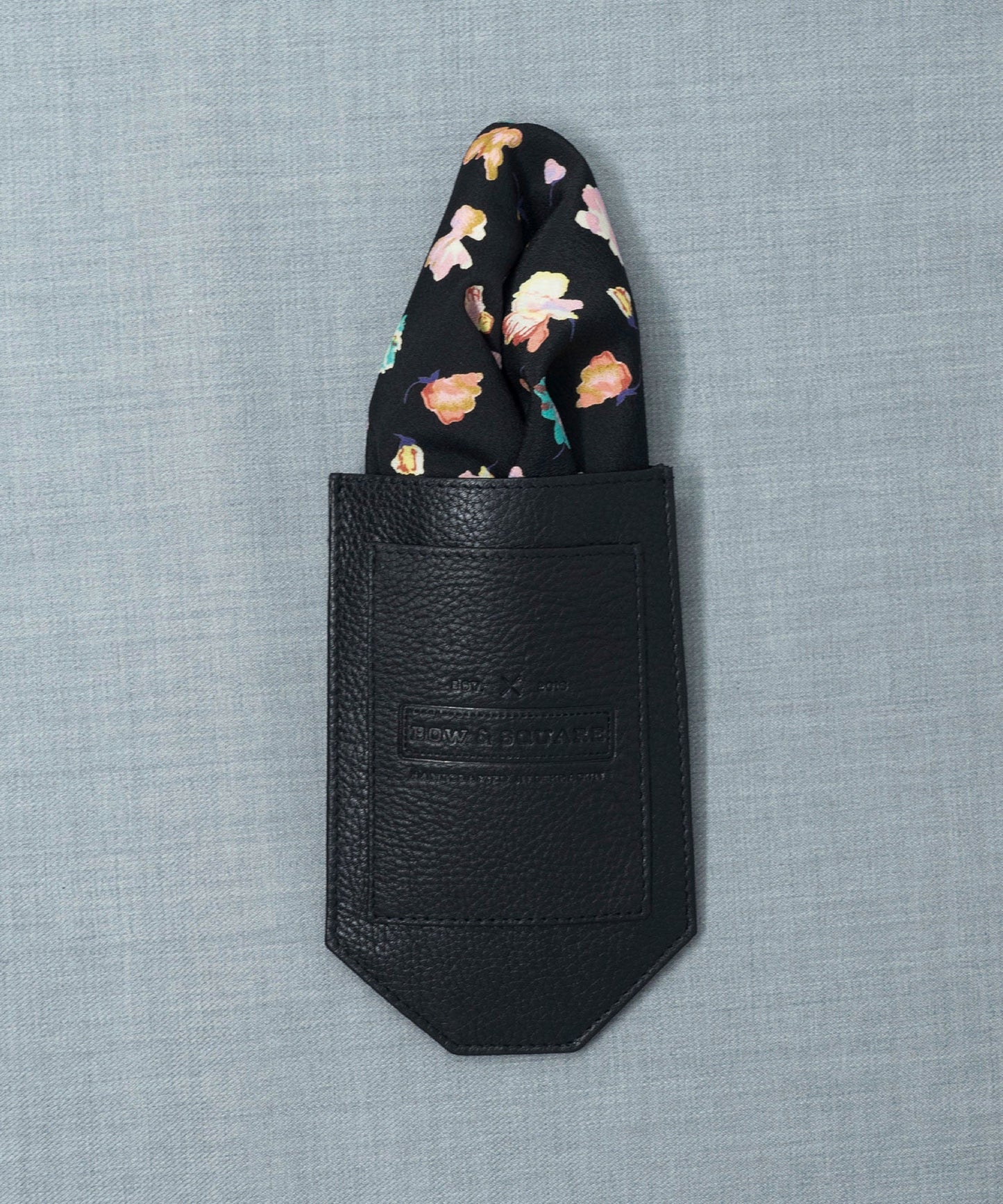 Monochrome Multicolored Pocket Square