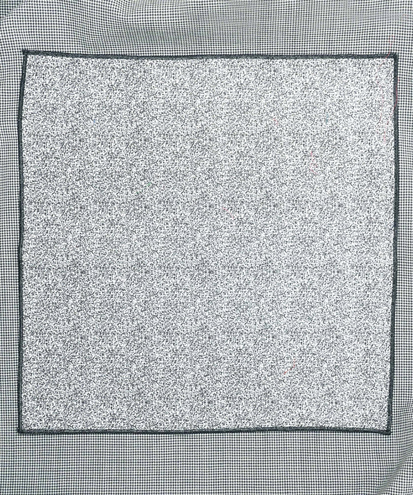 Monochrome Black Pocket Square