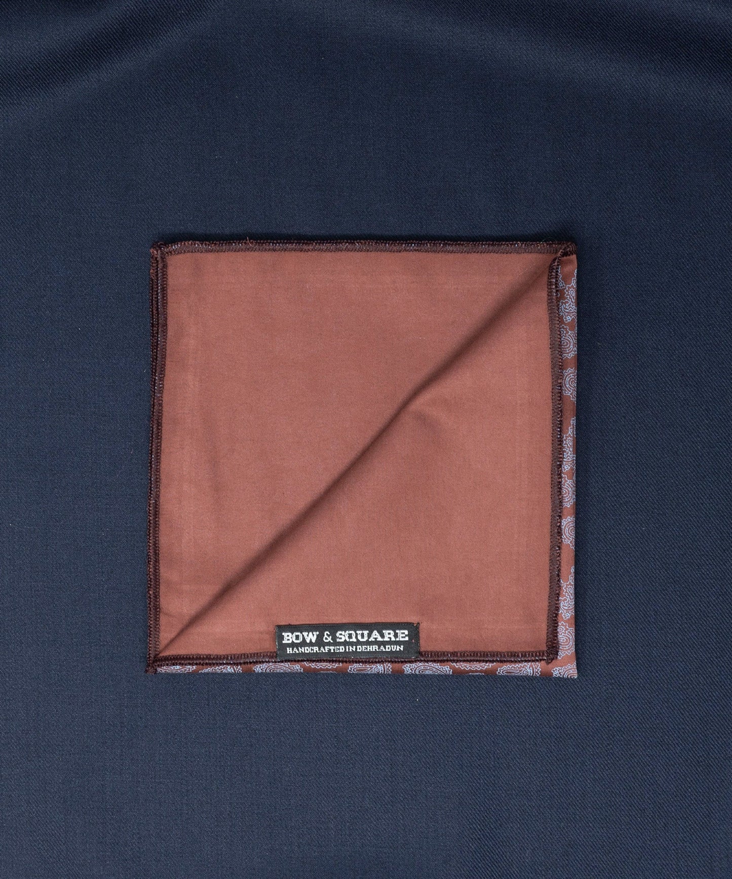 Purple Paisley Pocket Square