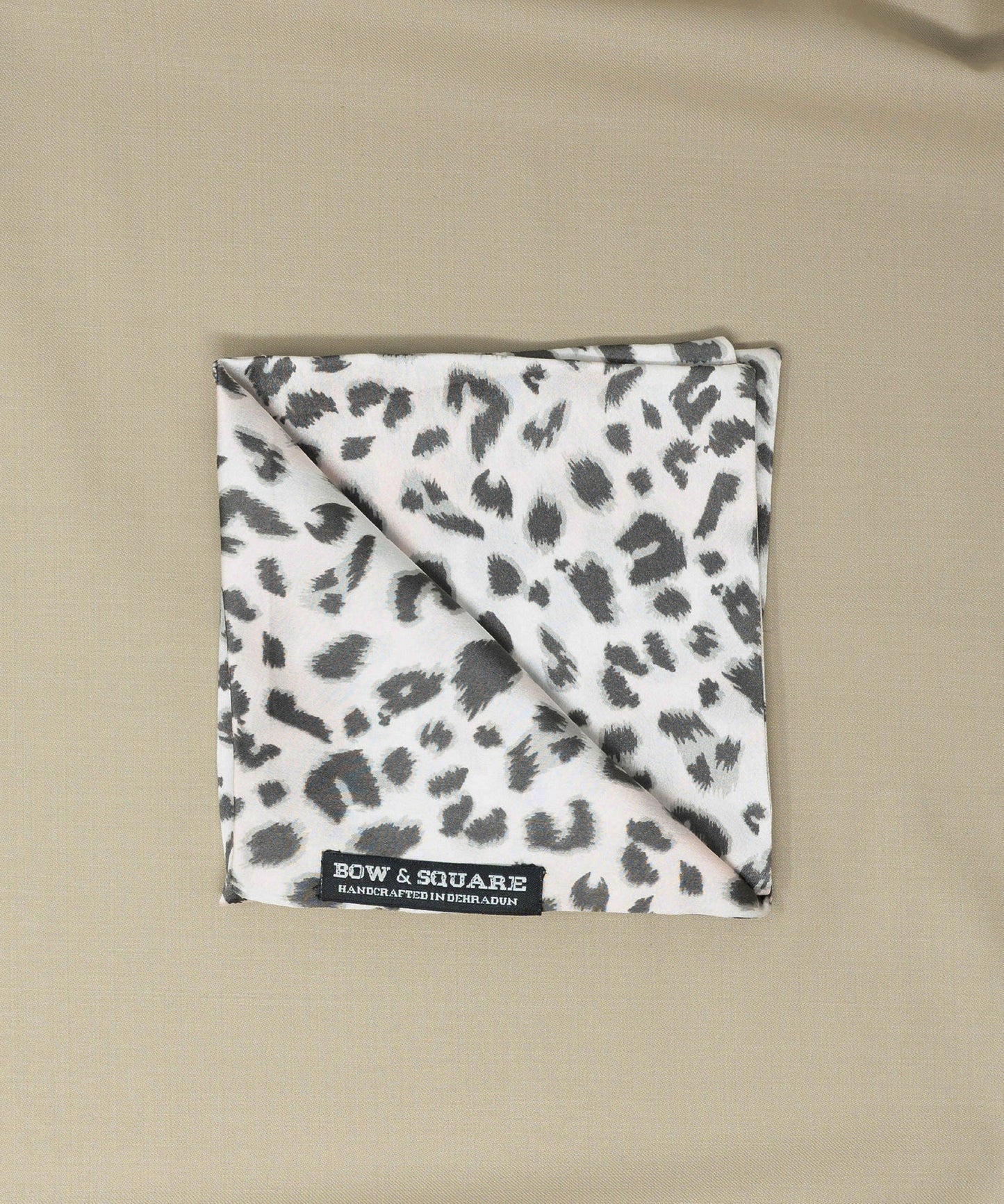 Pink Leopard Pocket Square