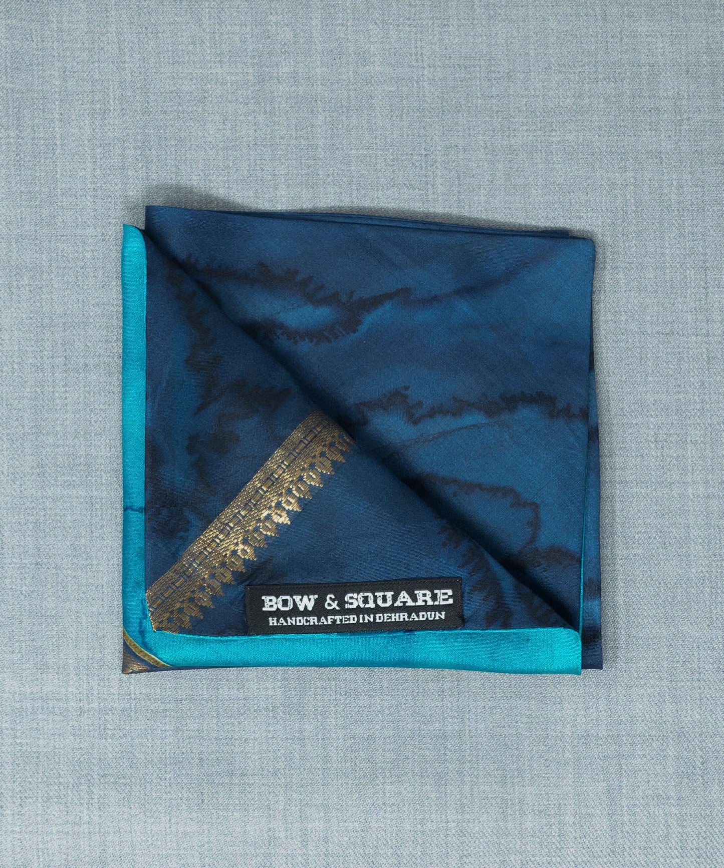 Blue Pocket Square
