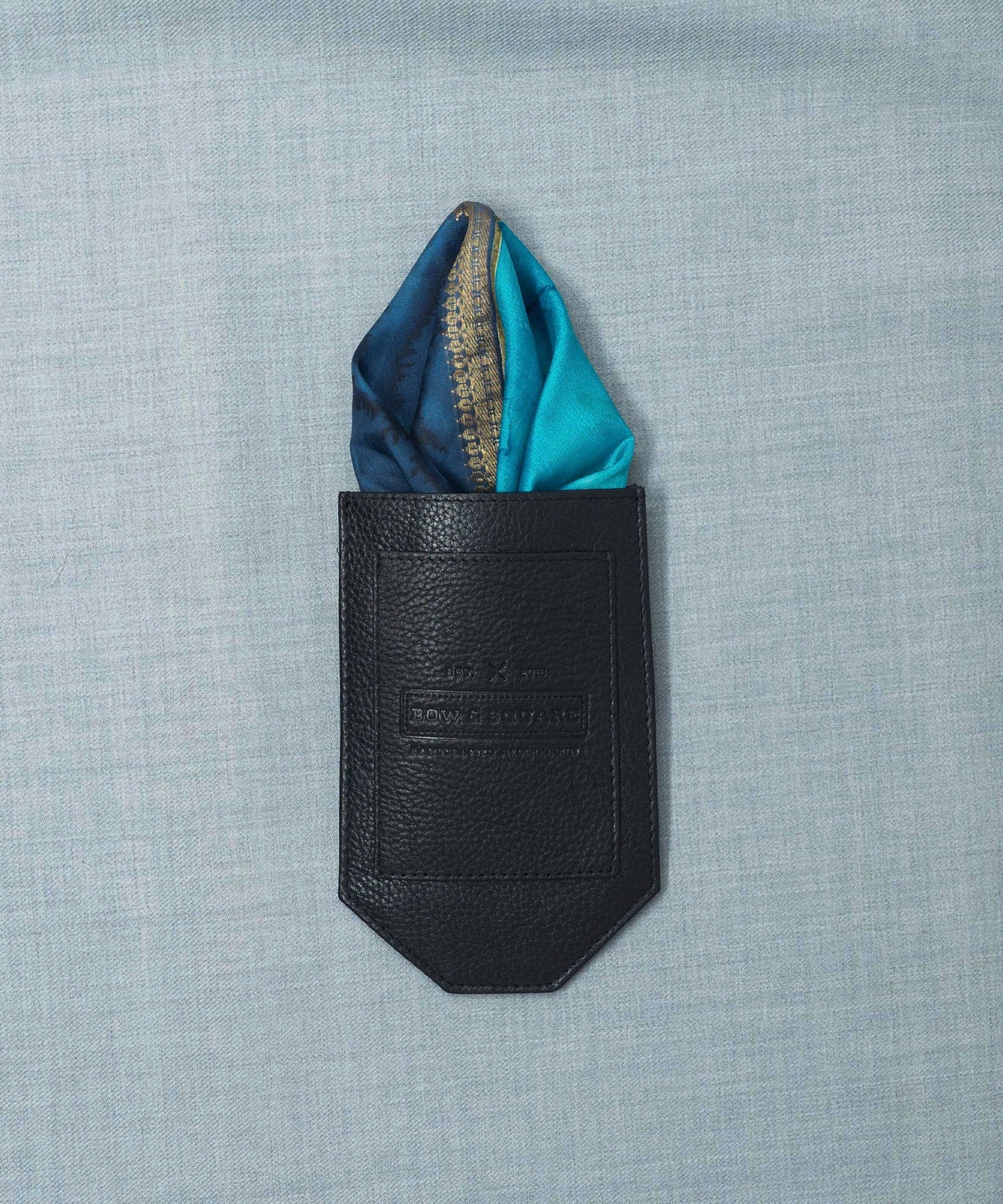 Blue Pocket Square
