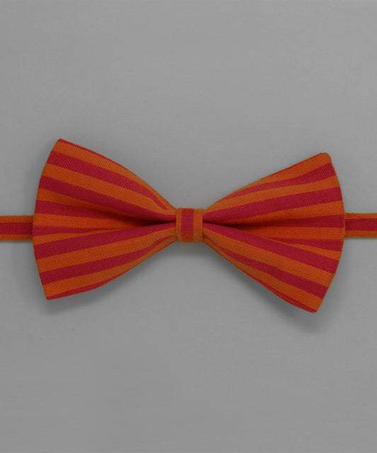 After 8 Pink Striped Bowtie
