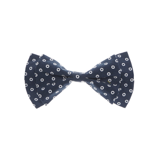 Old School Blue Polka Dot Bowtie