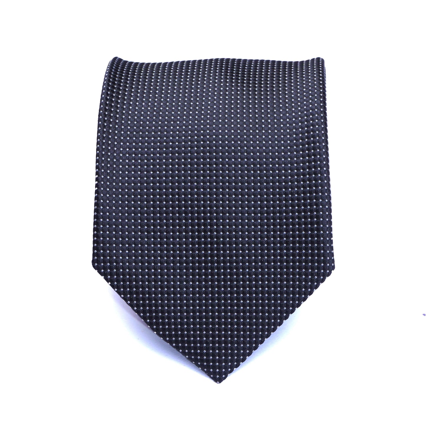 Monochrome Black Polka Dot Necktie