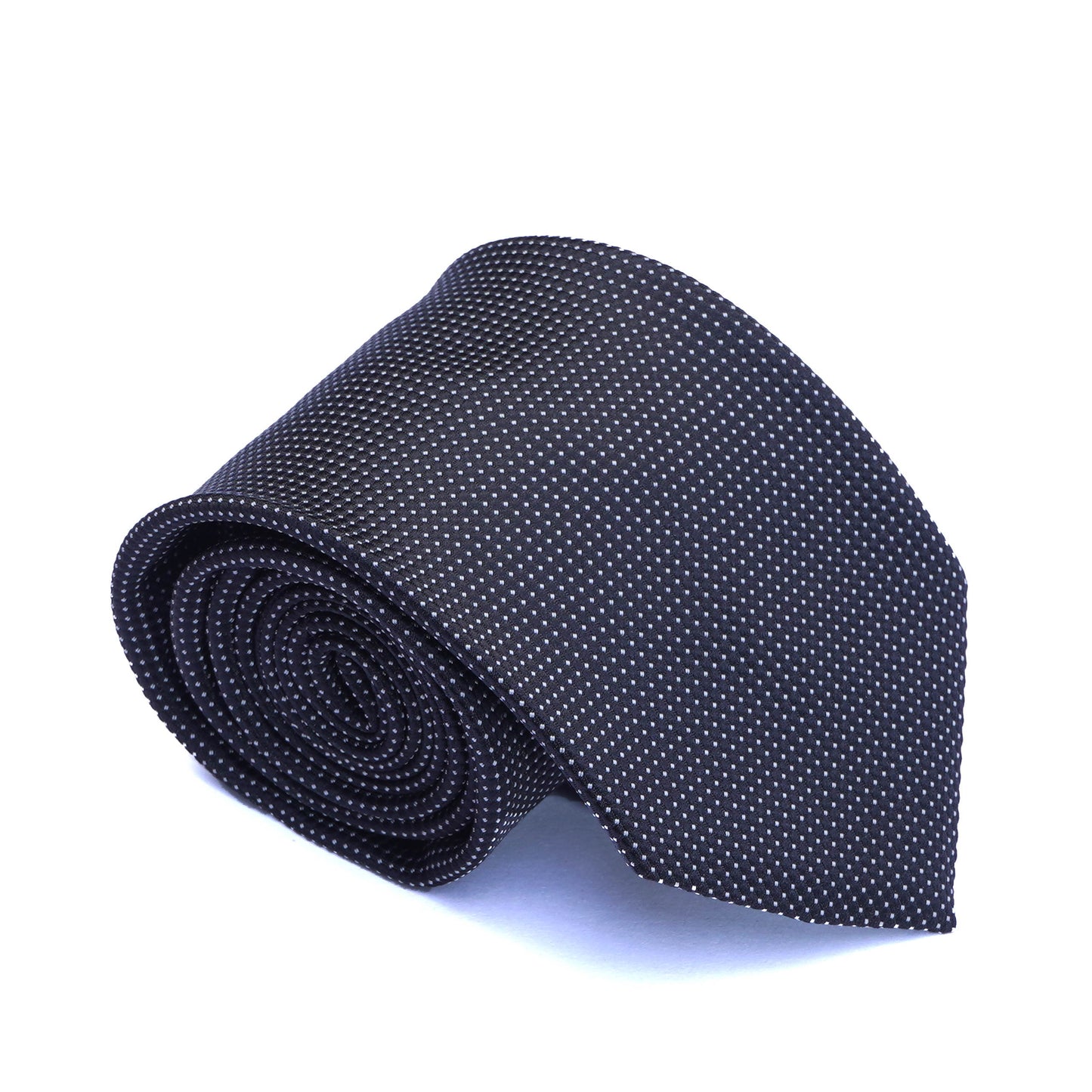 Monochrome Black Polka Dot Necktie