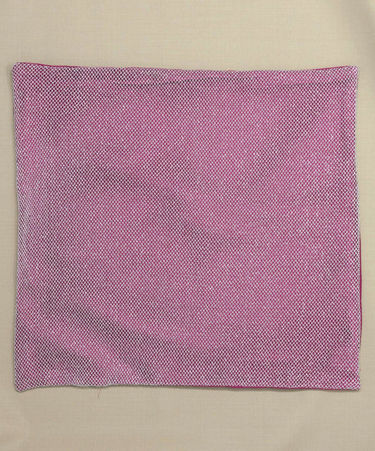 Regal Net Pink Pocket Square