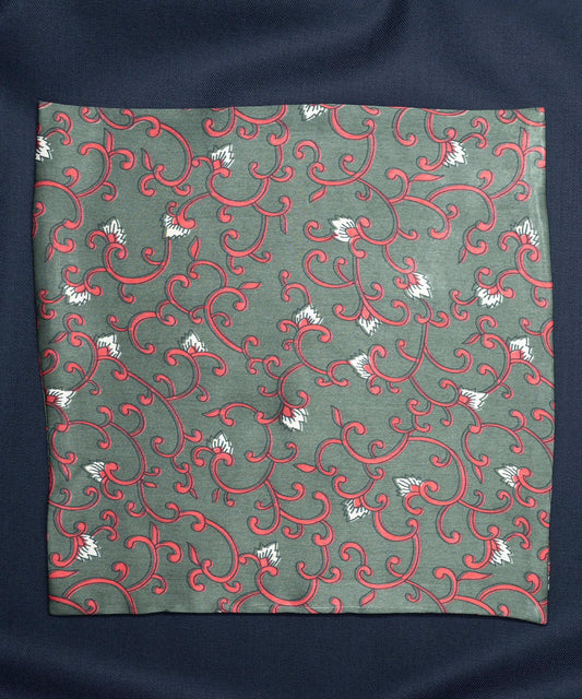 Sun & Sand Floral Pink Pocket Square